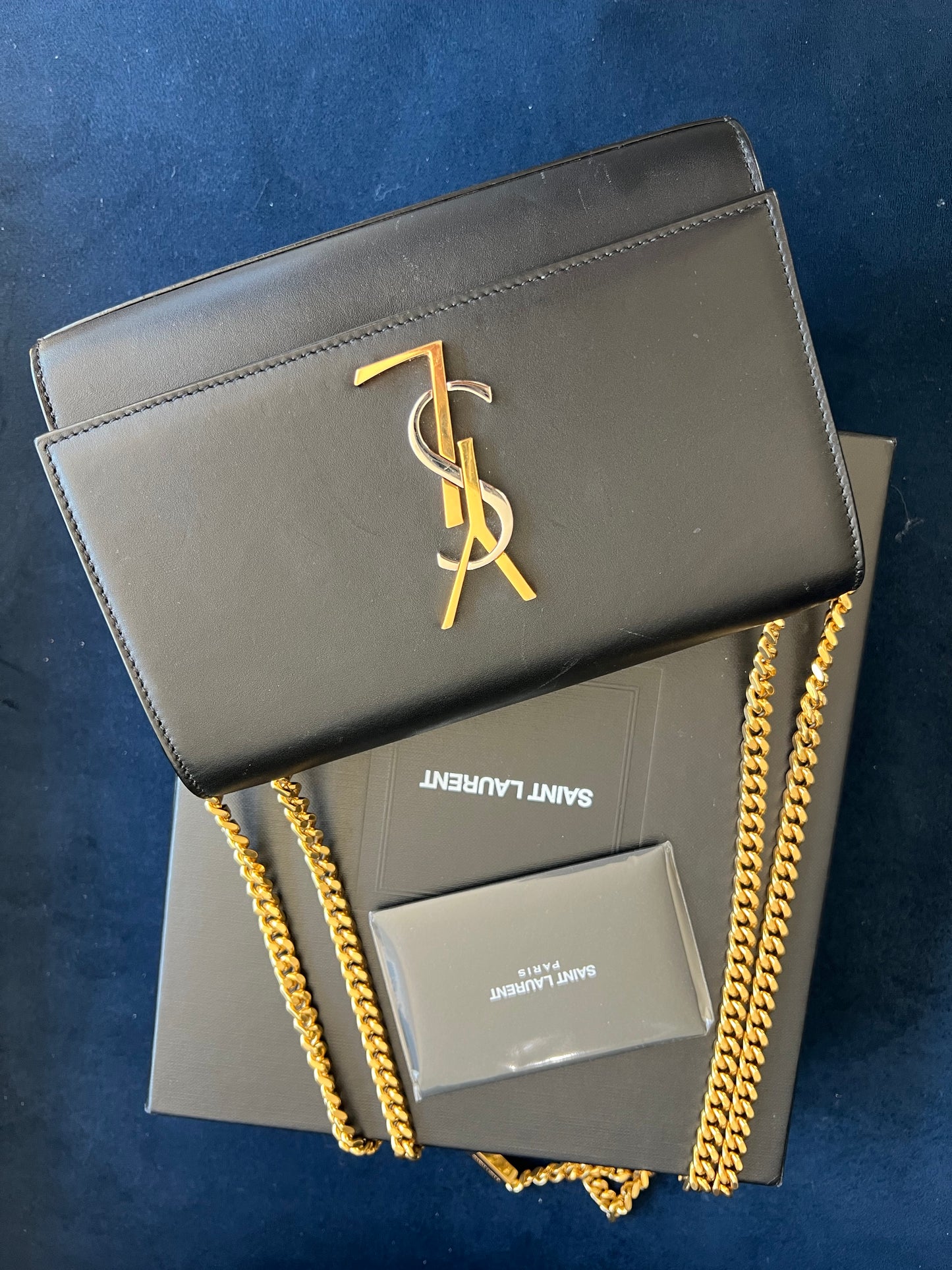 YSL Kate bag tricolor monogram