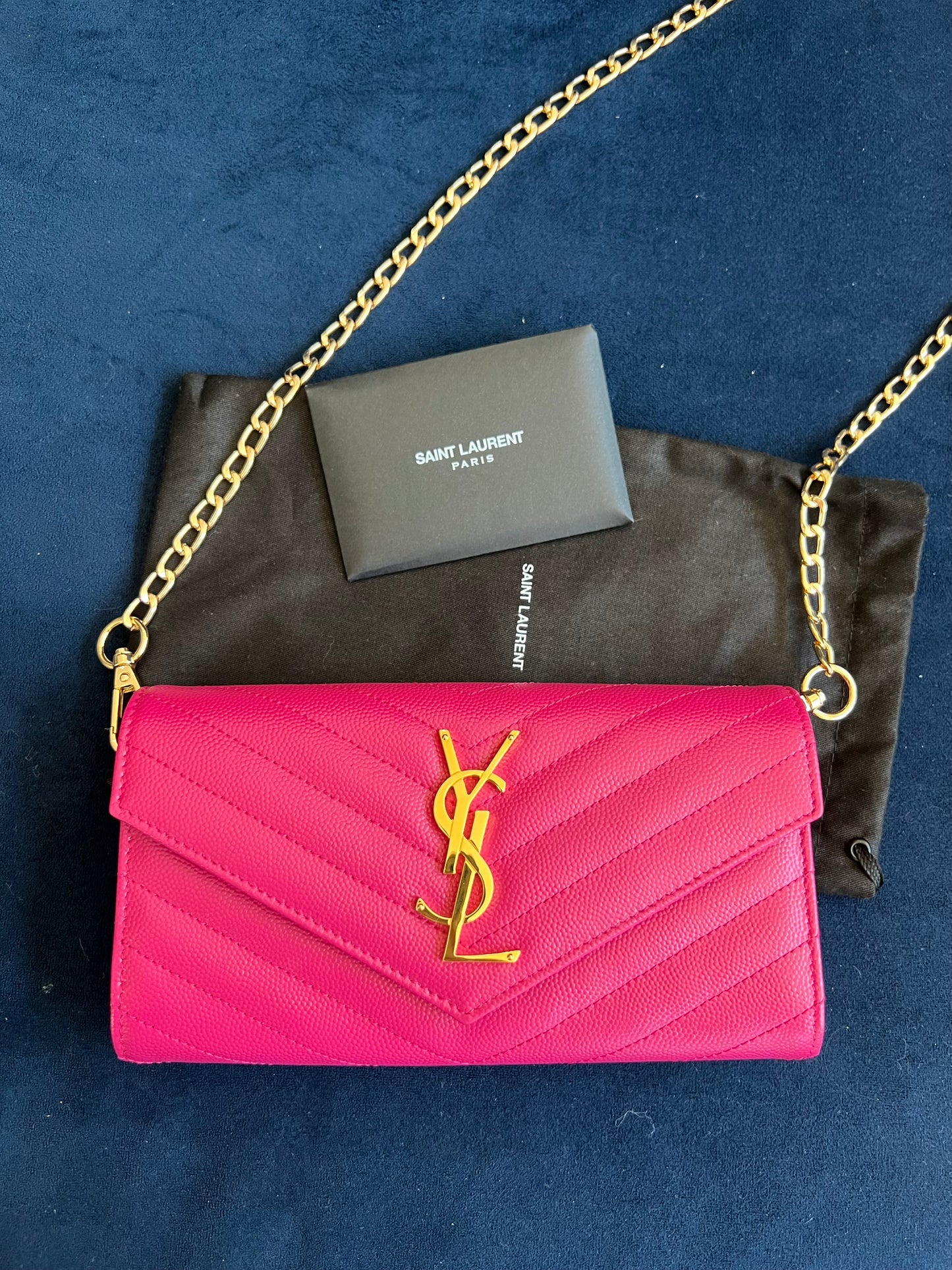 Pink Cassandre YSL woc