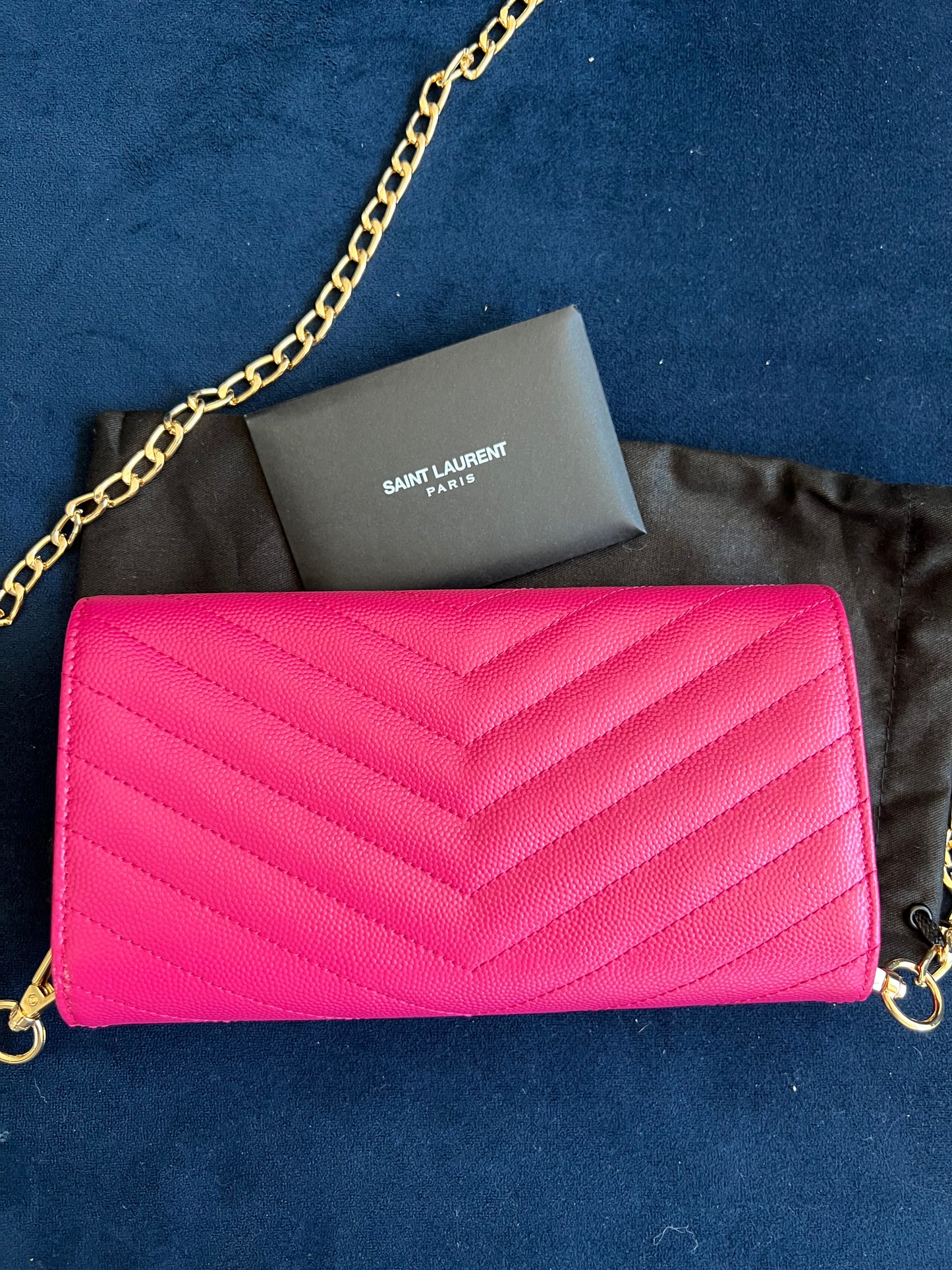 Pink Cassandre YSL woc