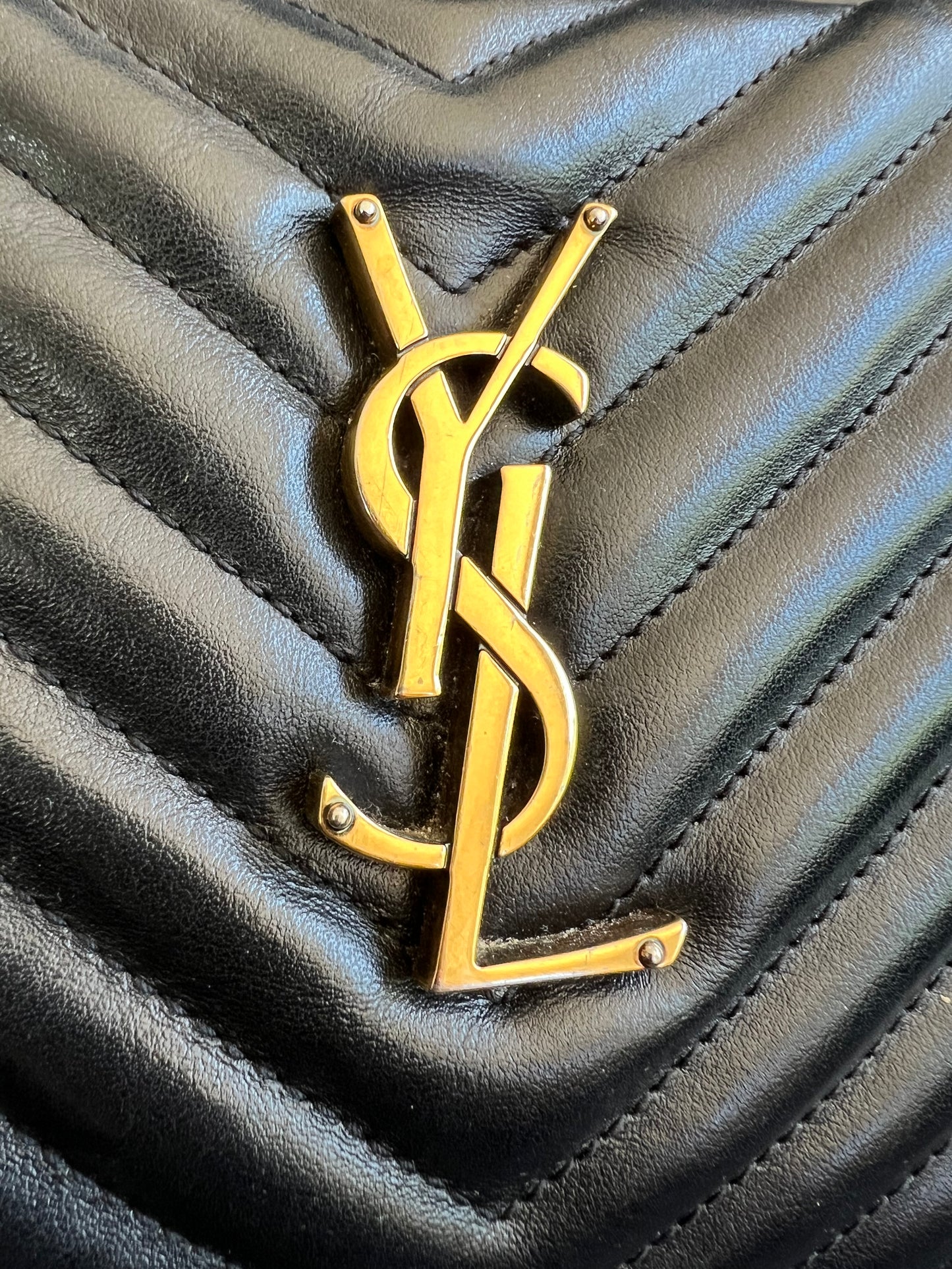 Saint Laurent Lou Medium YSL Quilted Camera Bag