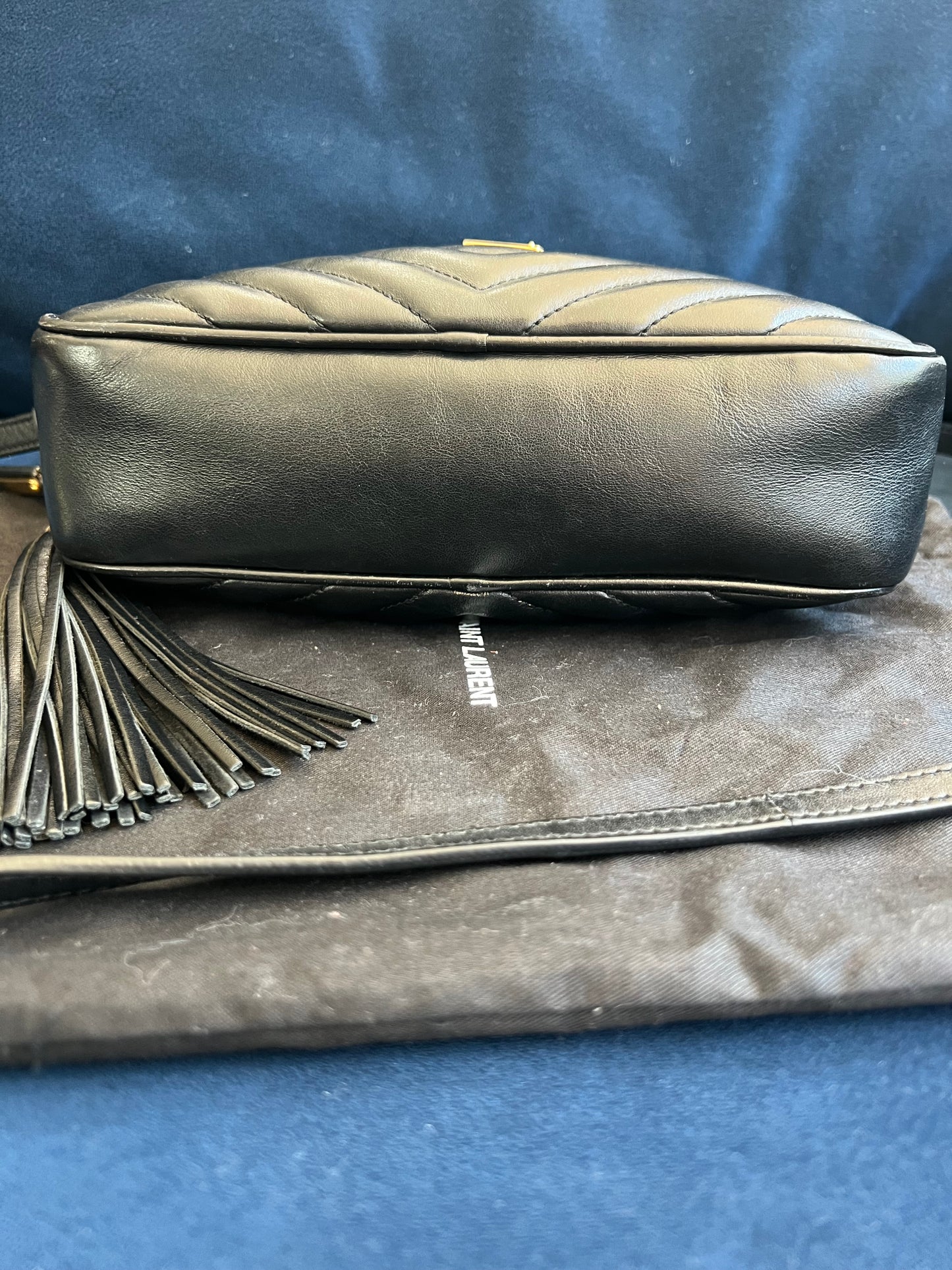 Saint Laurent Lou Medium YSL Quilted Camera Bag