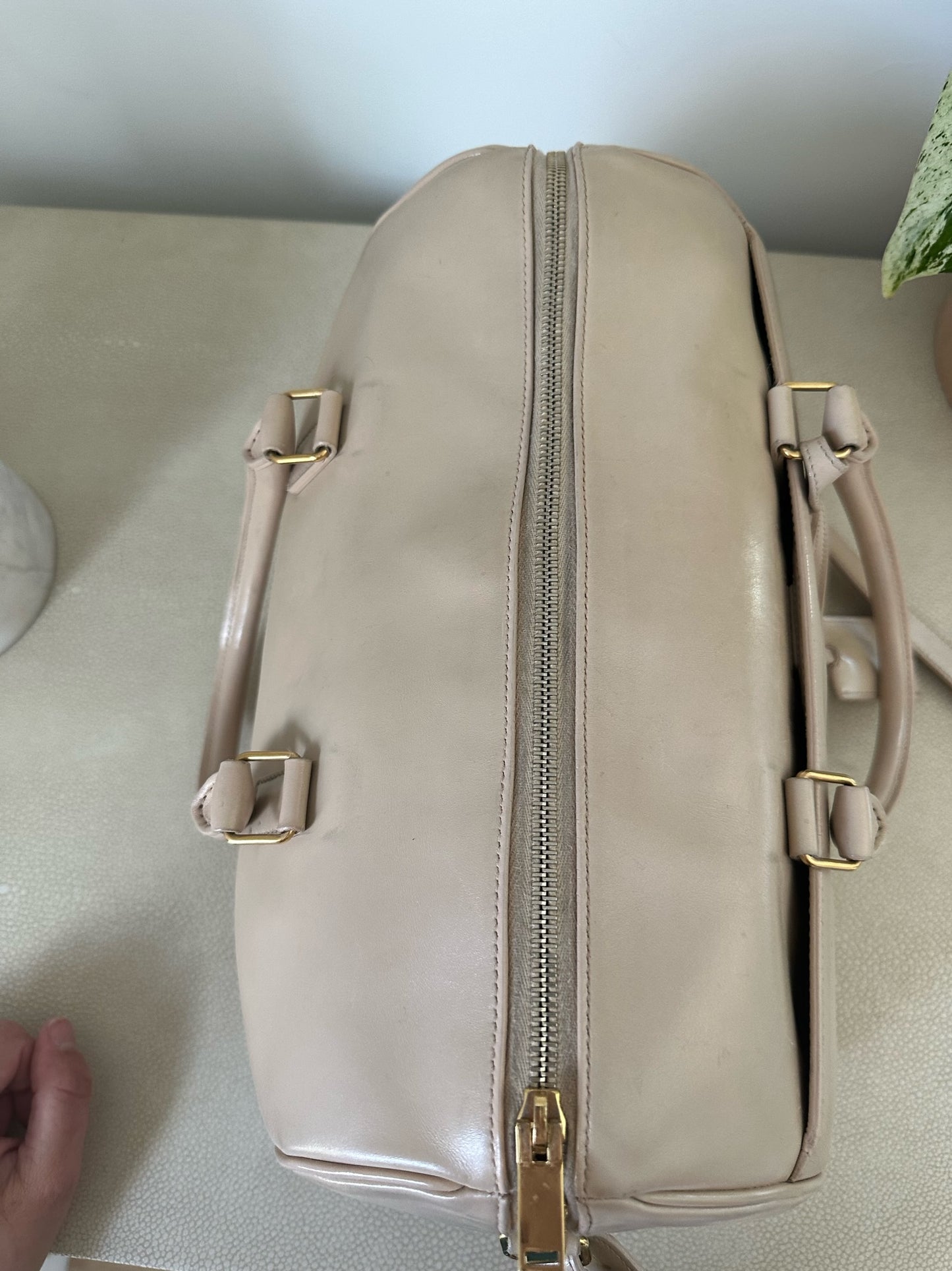 YSL duffle bowling bag