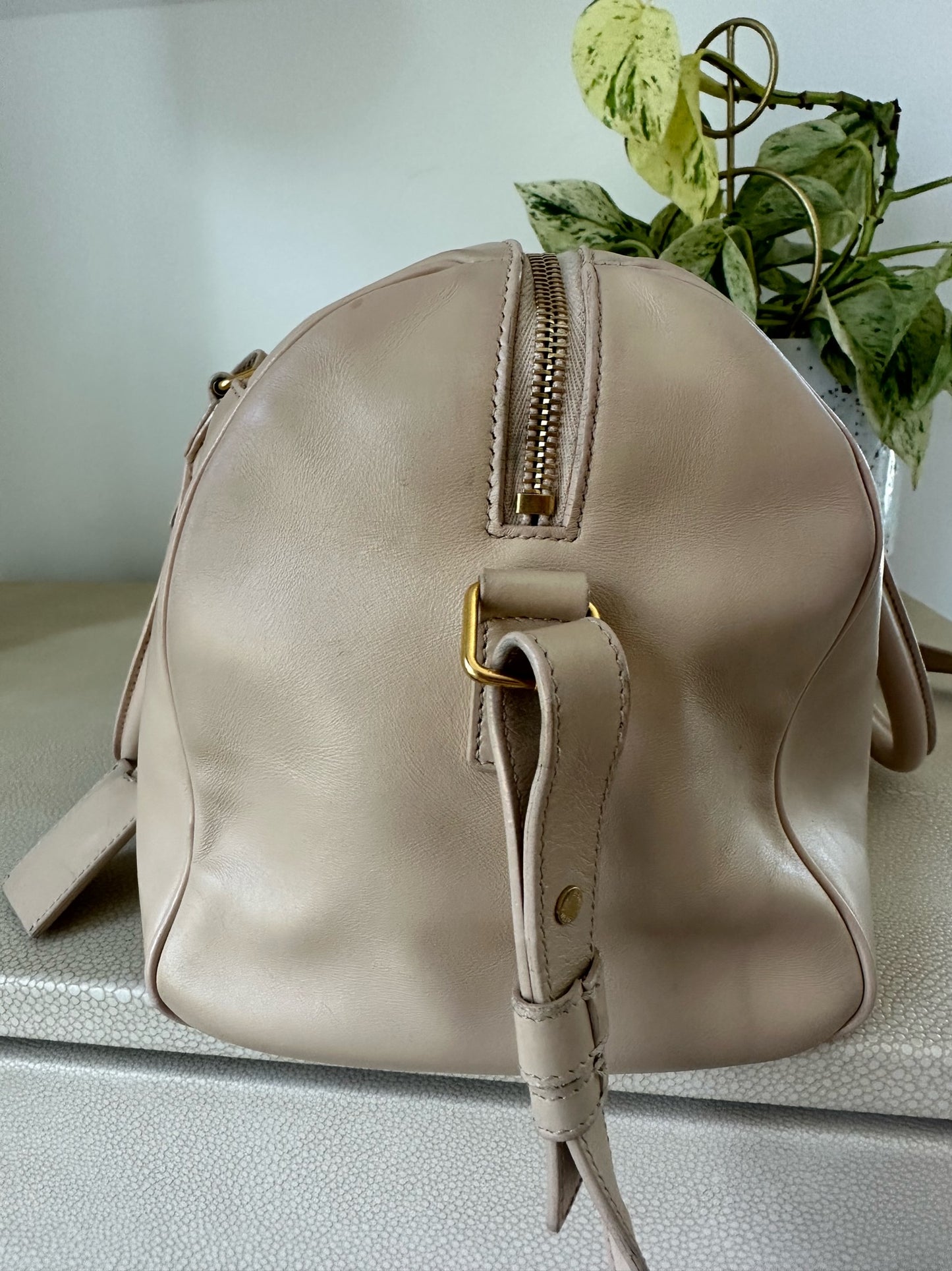 YSL duffle bowling bag