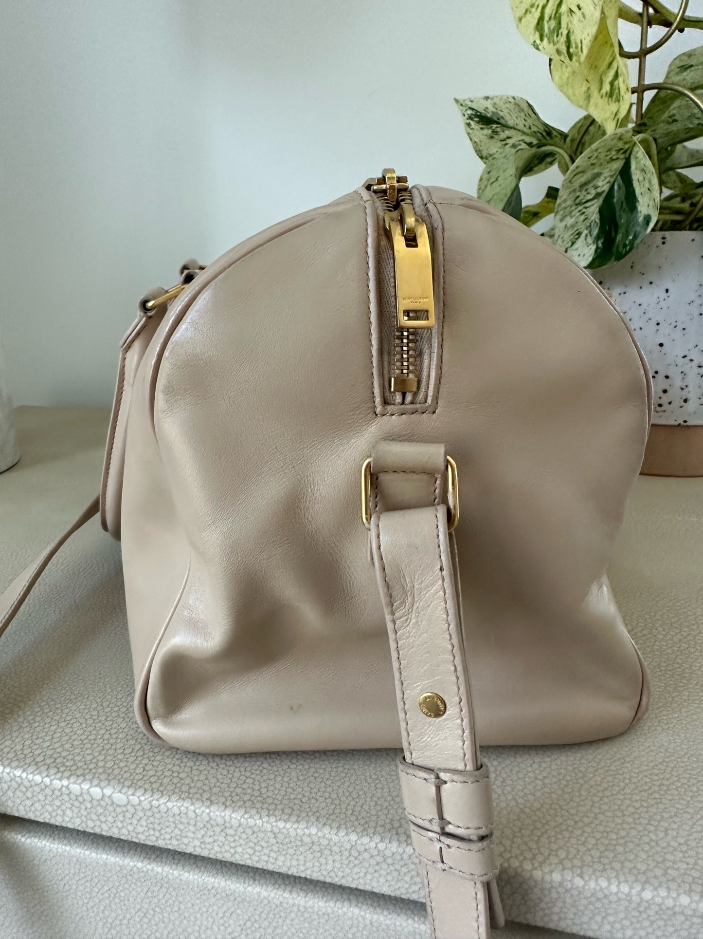 YSL duffle bowling bag