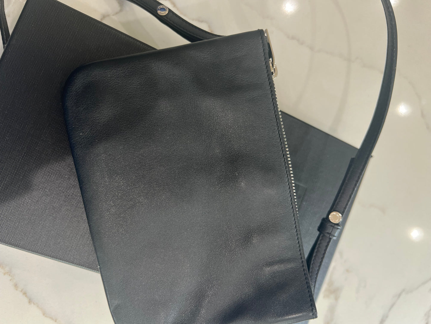 Yves Saint Laurent Monogram Envelope Flap Crossbody Bag