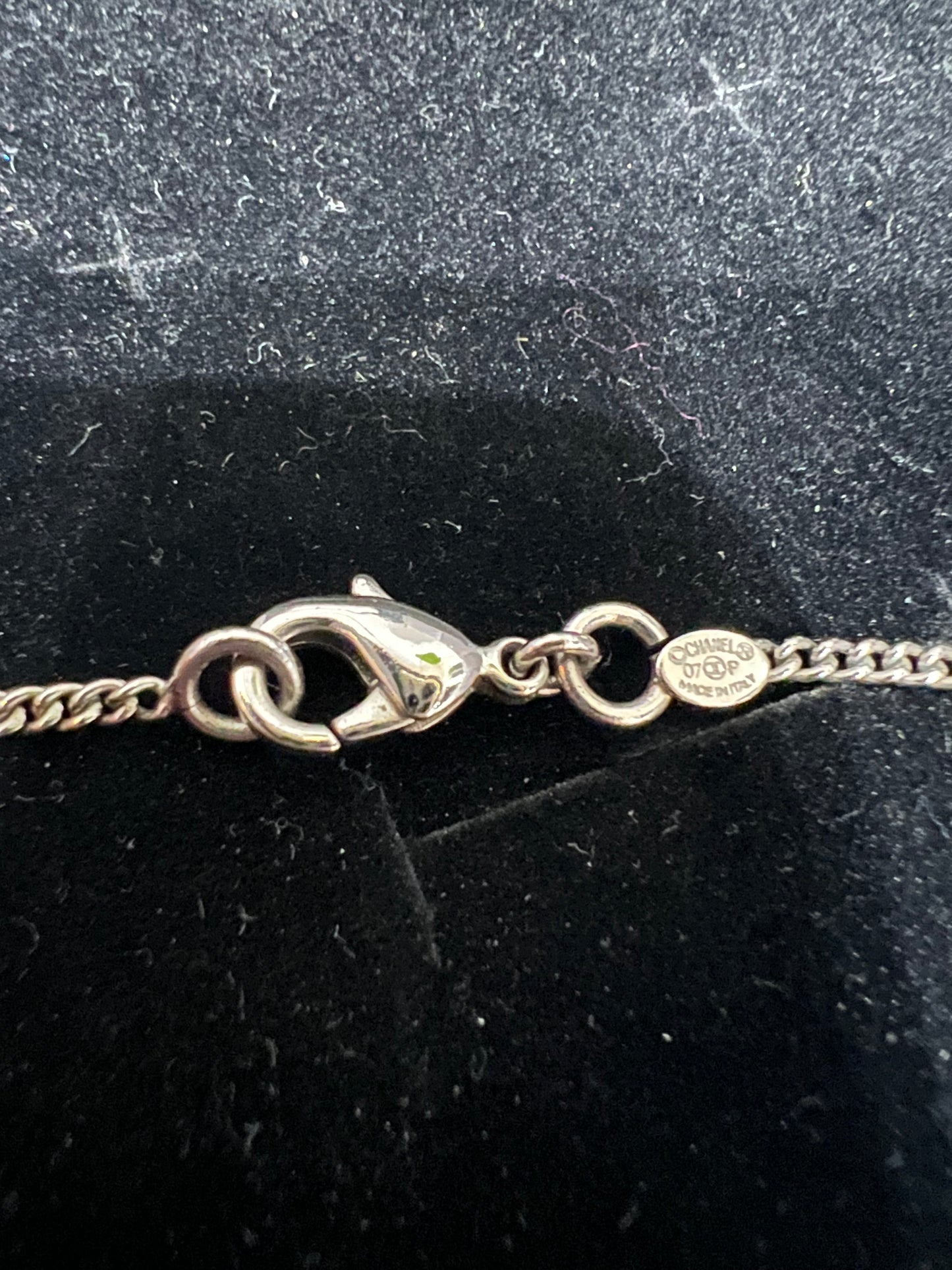 Rare Chanel Tri Camellia Necklace