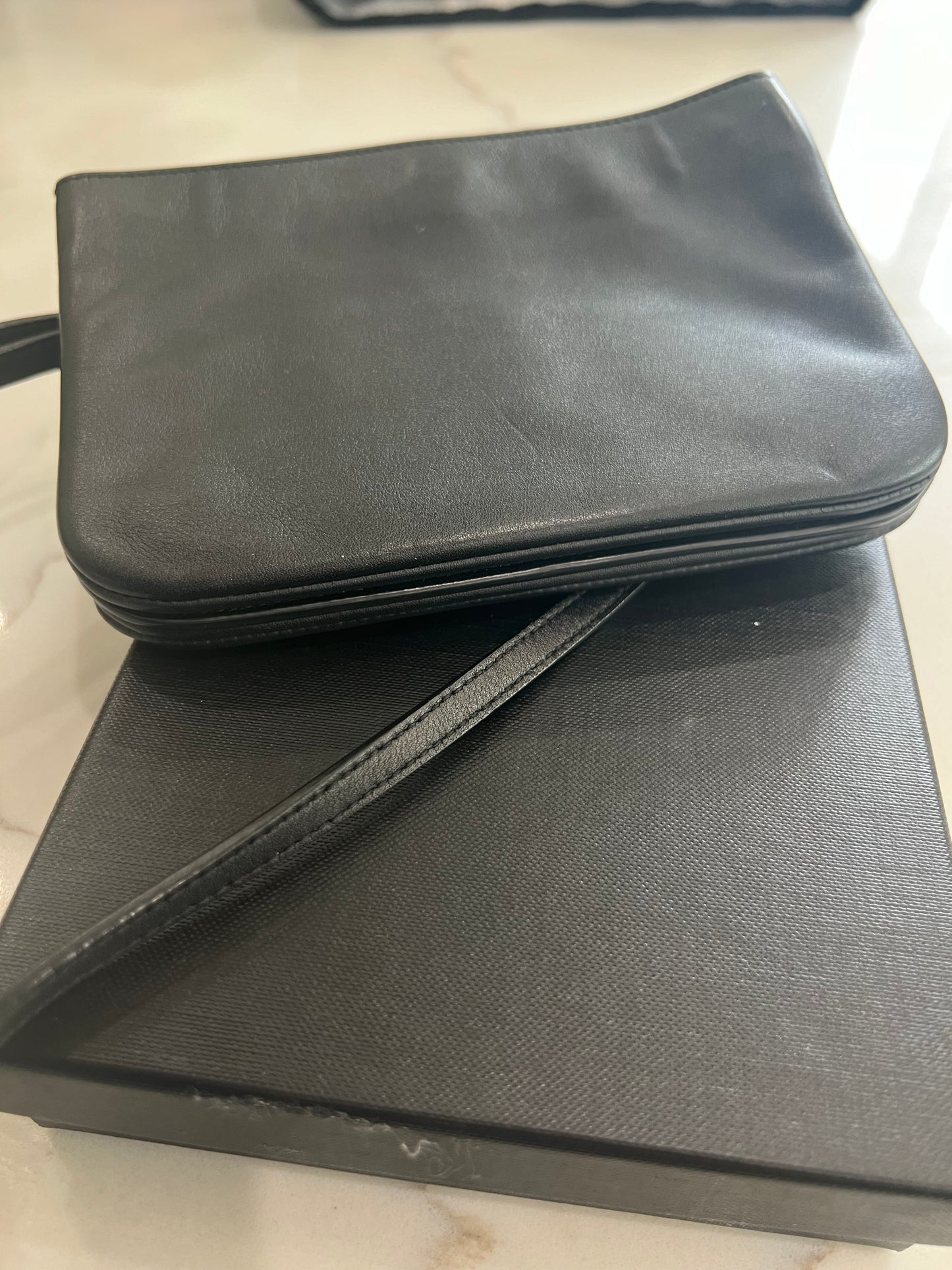 Yves Saint Laurent Monogram Envelope Flap Crossbody Bag