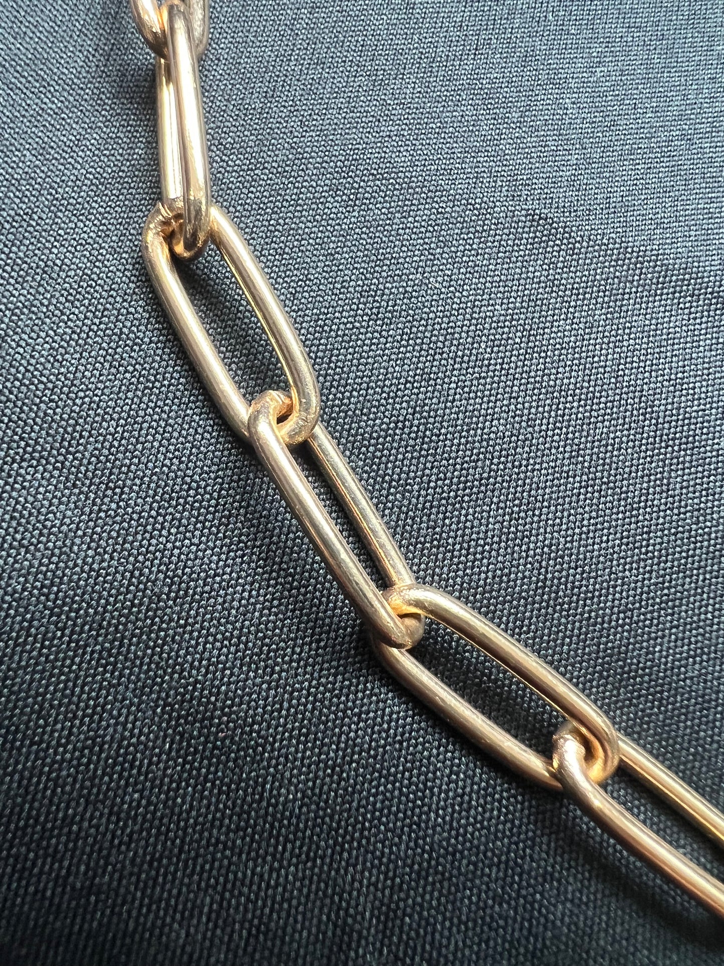 Upcycled Chanel CC charm necklace - gold chain