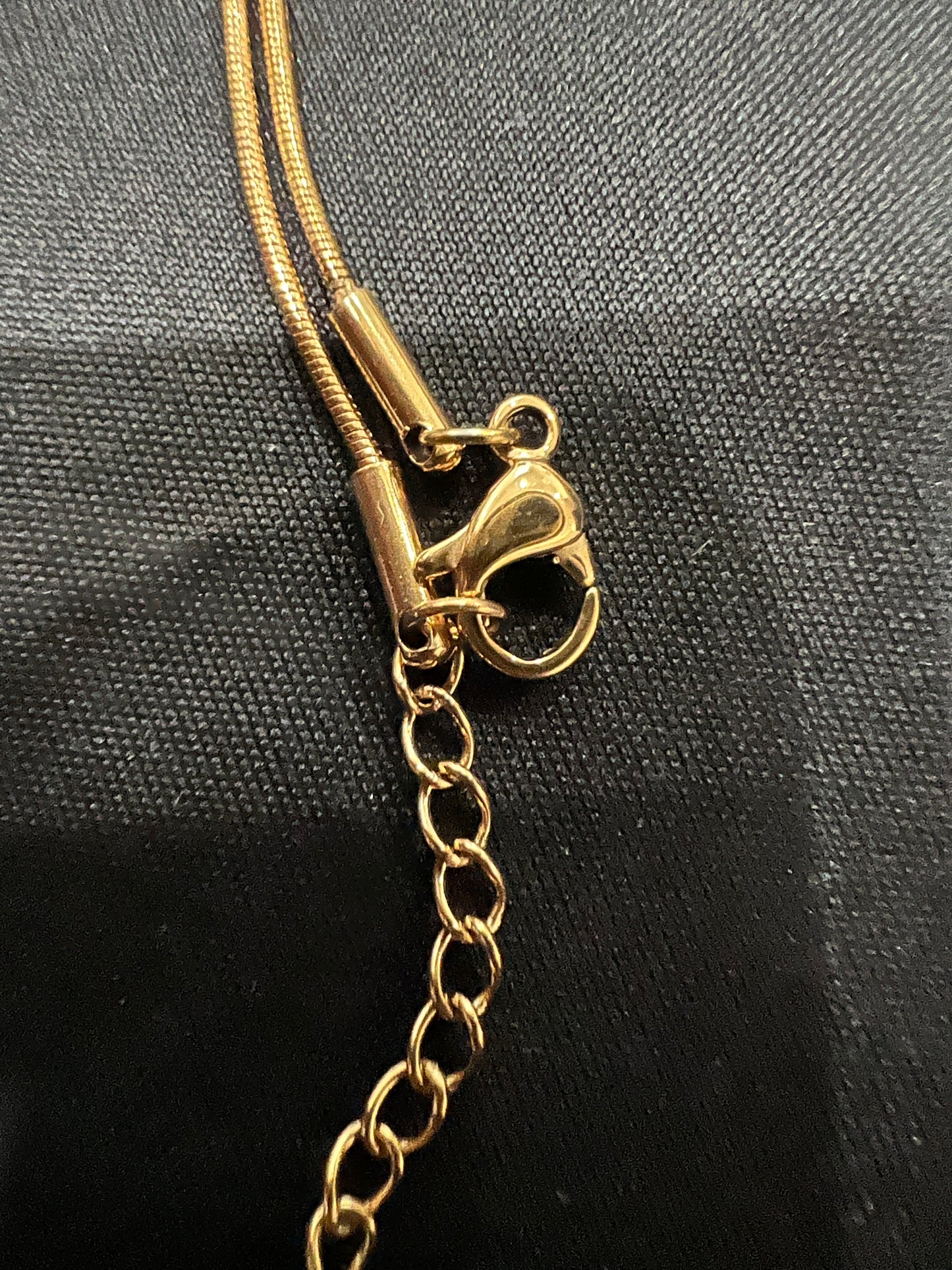 Upcycled Chanel CC charm necklace