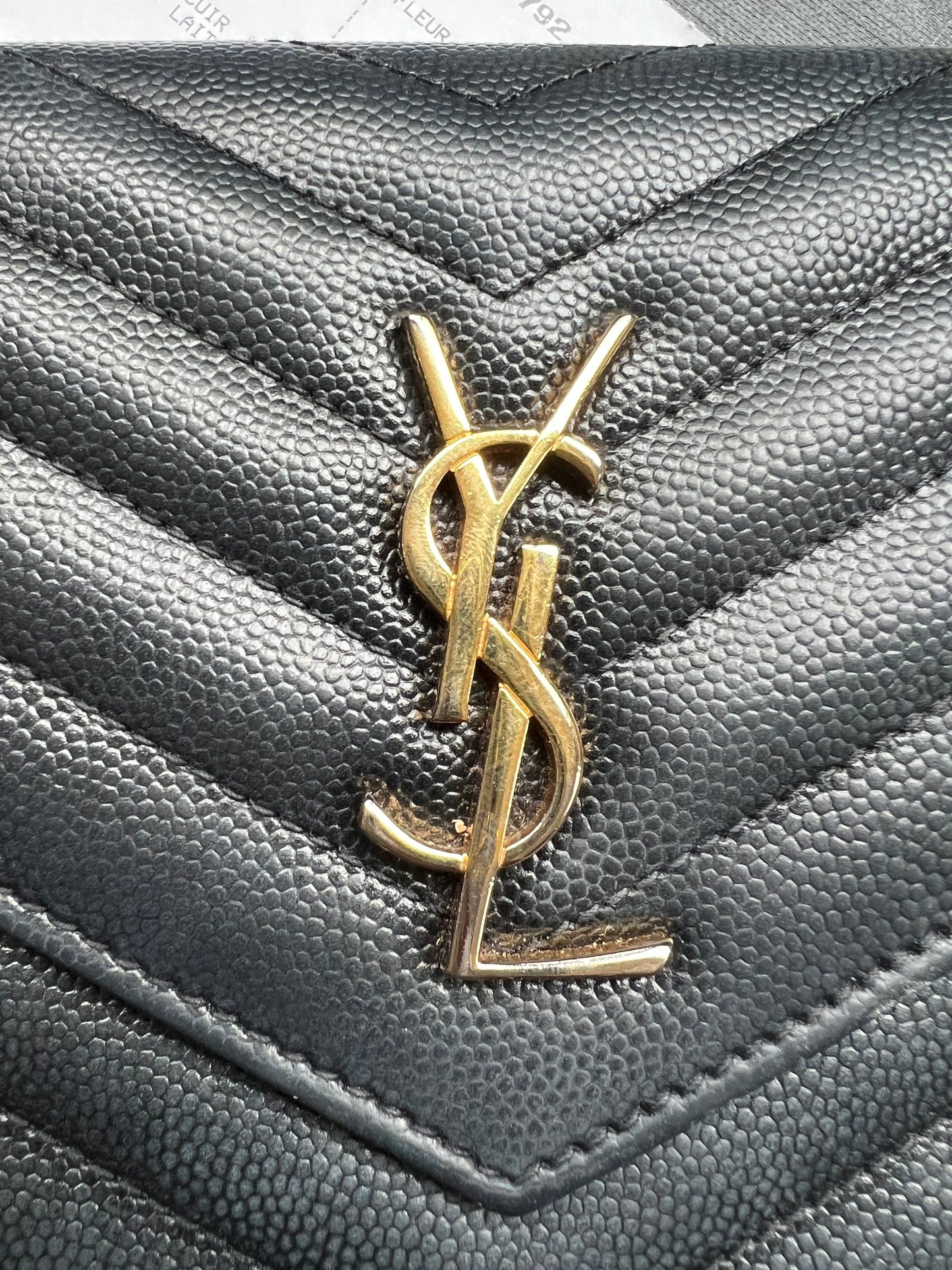 Yves Saint Laurent Cassandre envelope flap crossbody bag