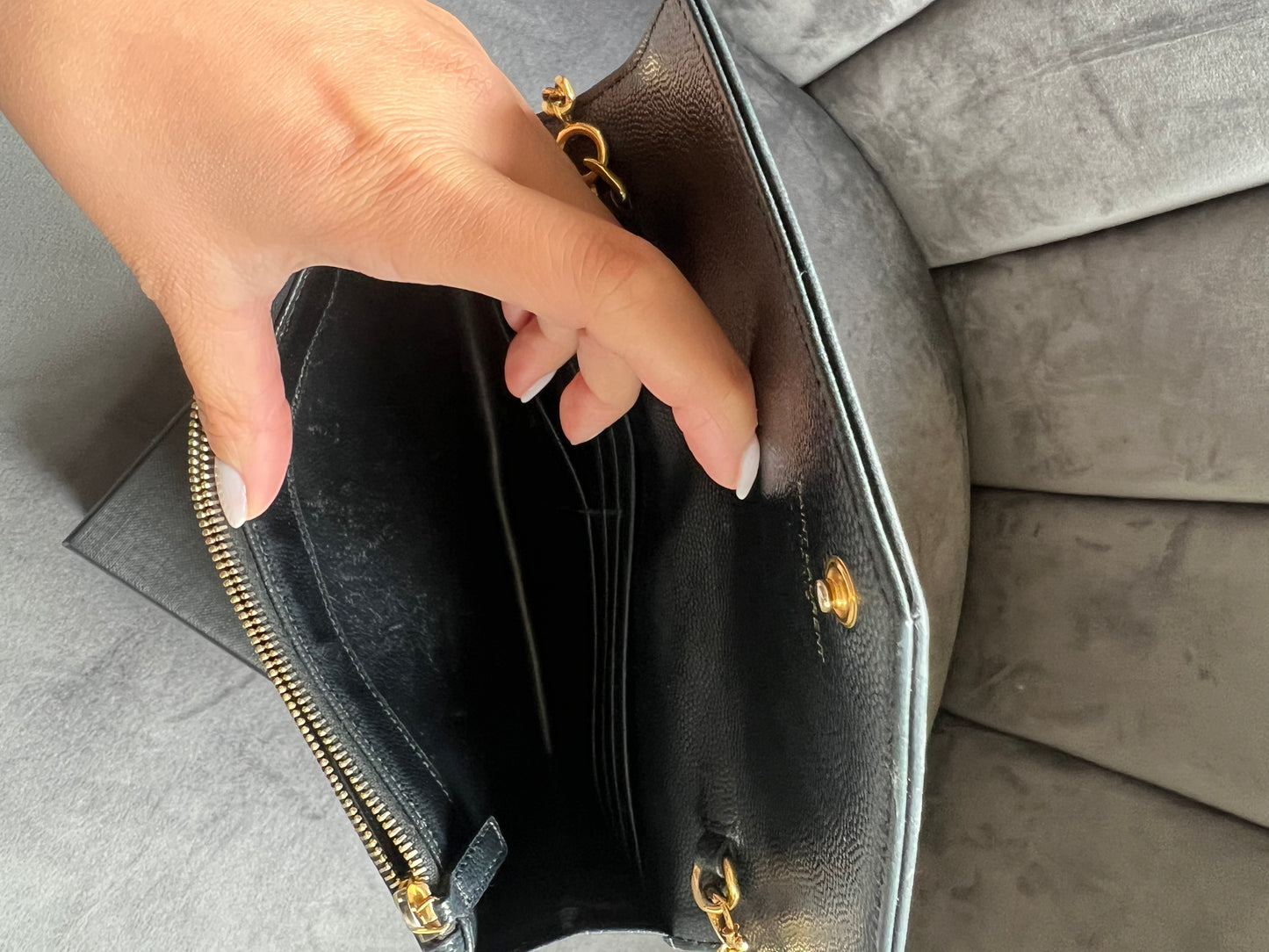 Yves Saint Laurent Cassandre envelope flap crossbody bag