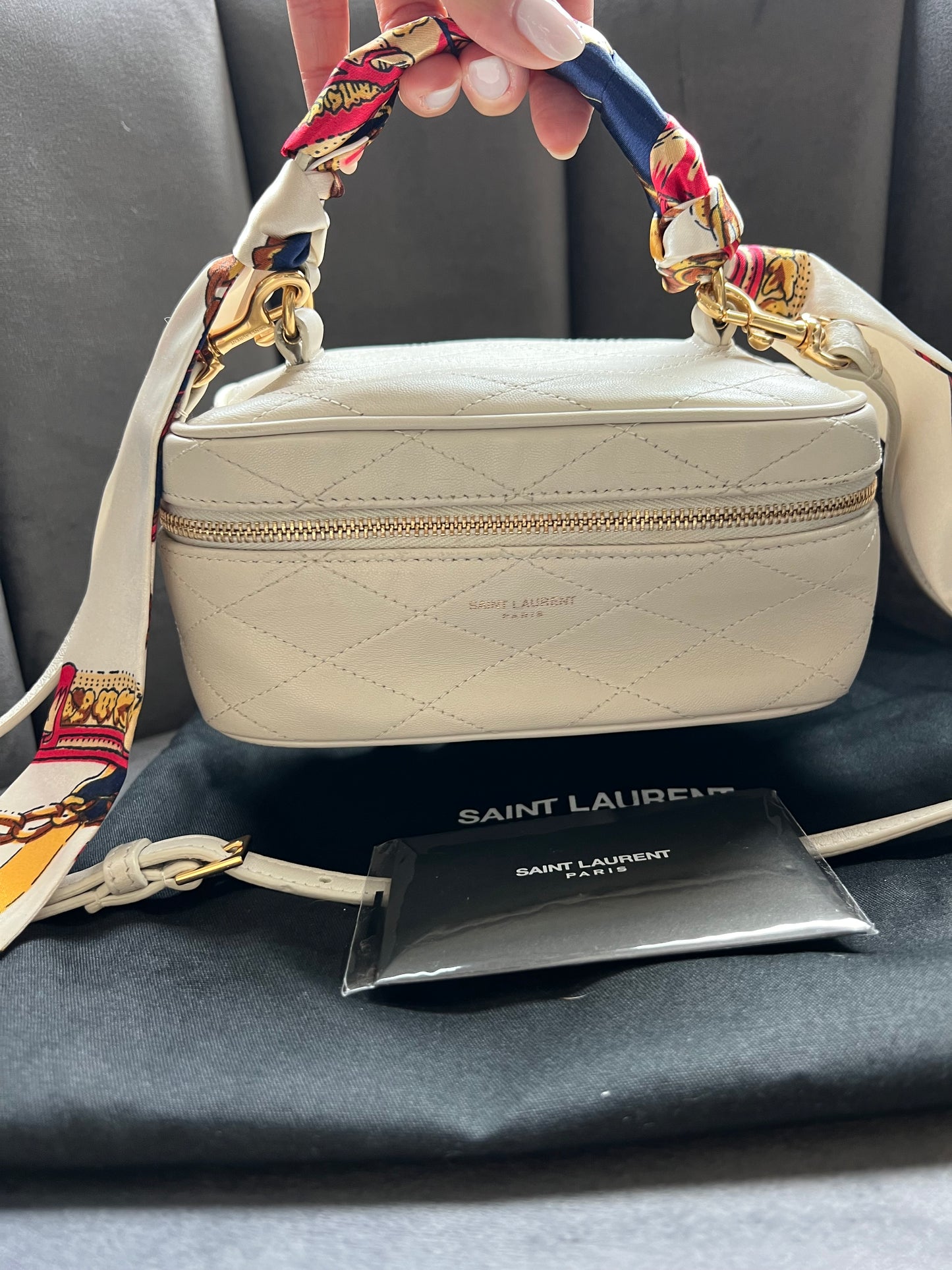 Yves Saint Laurent vanity case bag