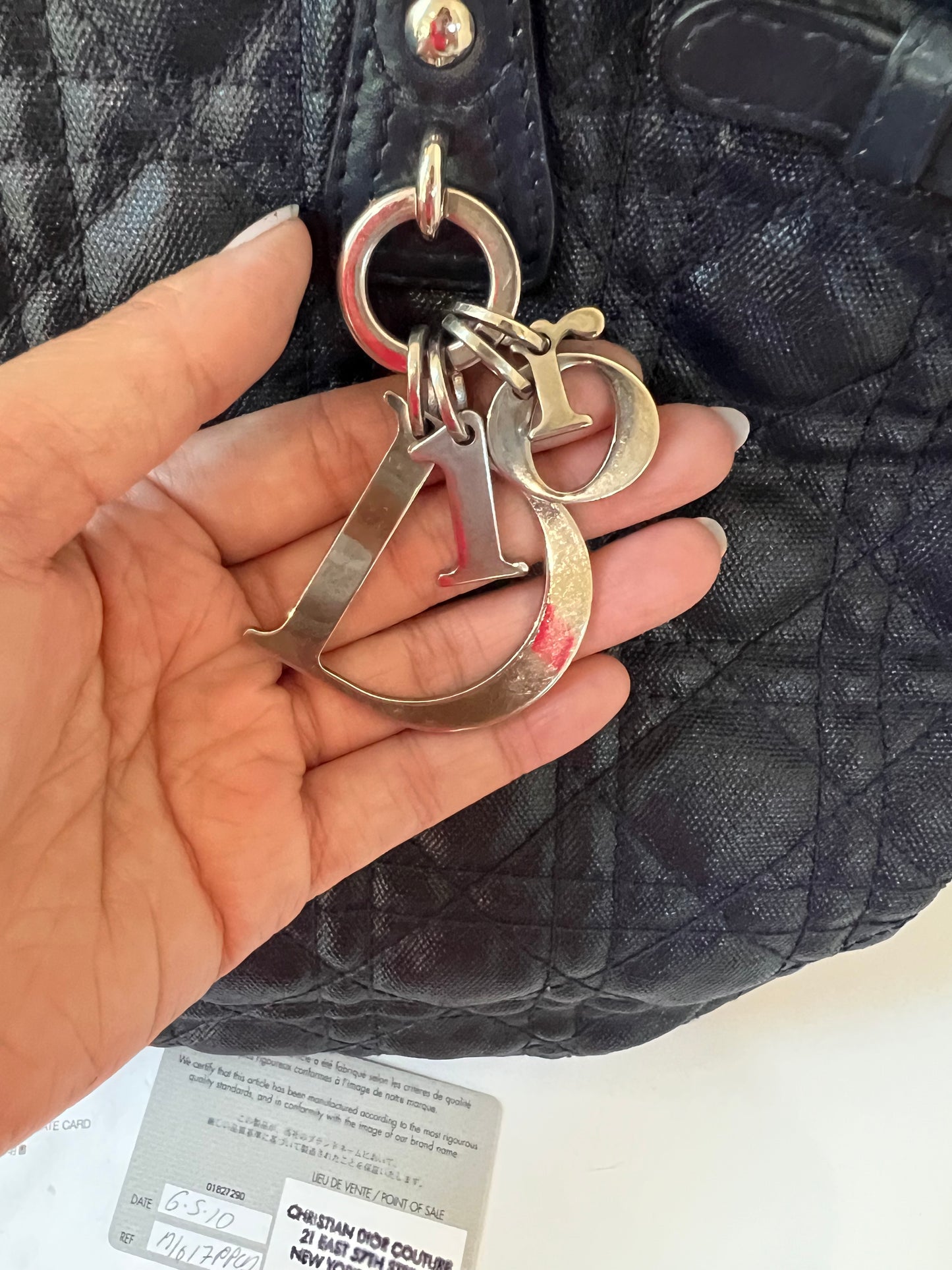 Lady Dior Cannage Panarea Tote