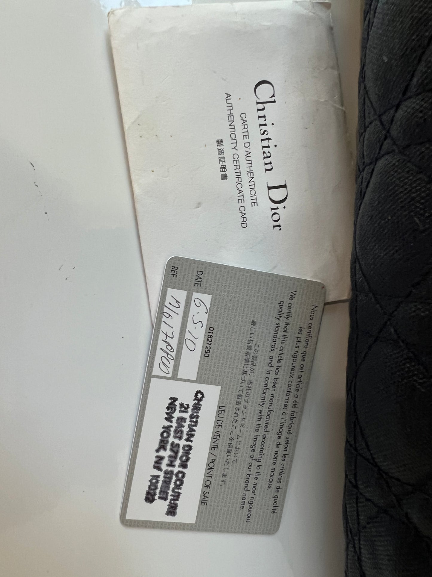Lady Dior Cannage Panarea Tote