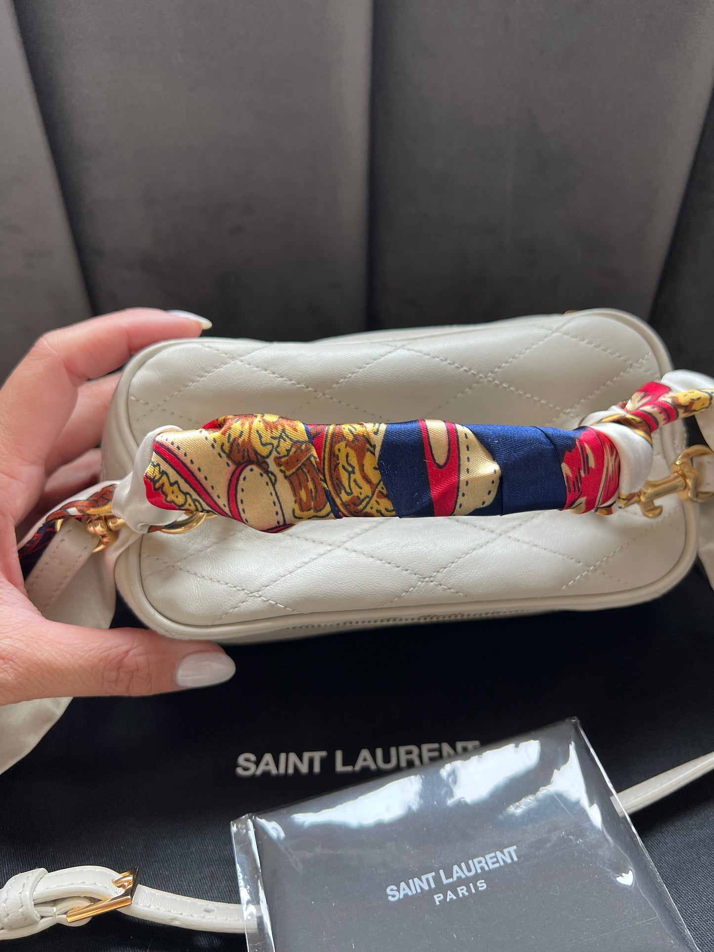 Yves Saint Laurent vanity case bag