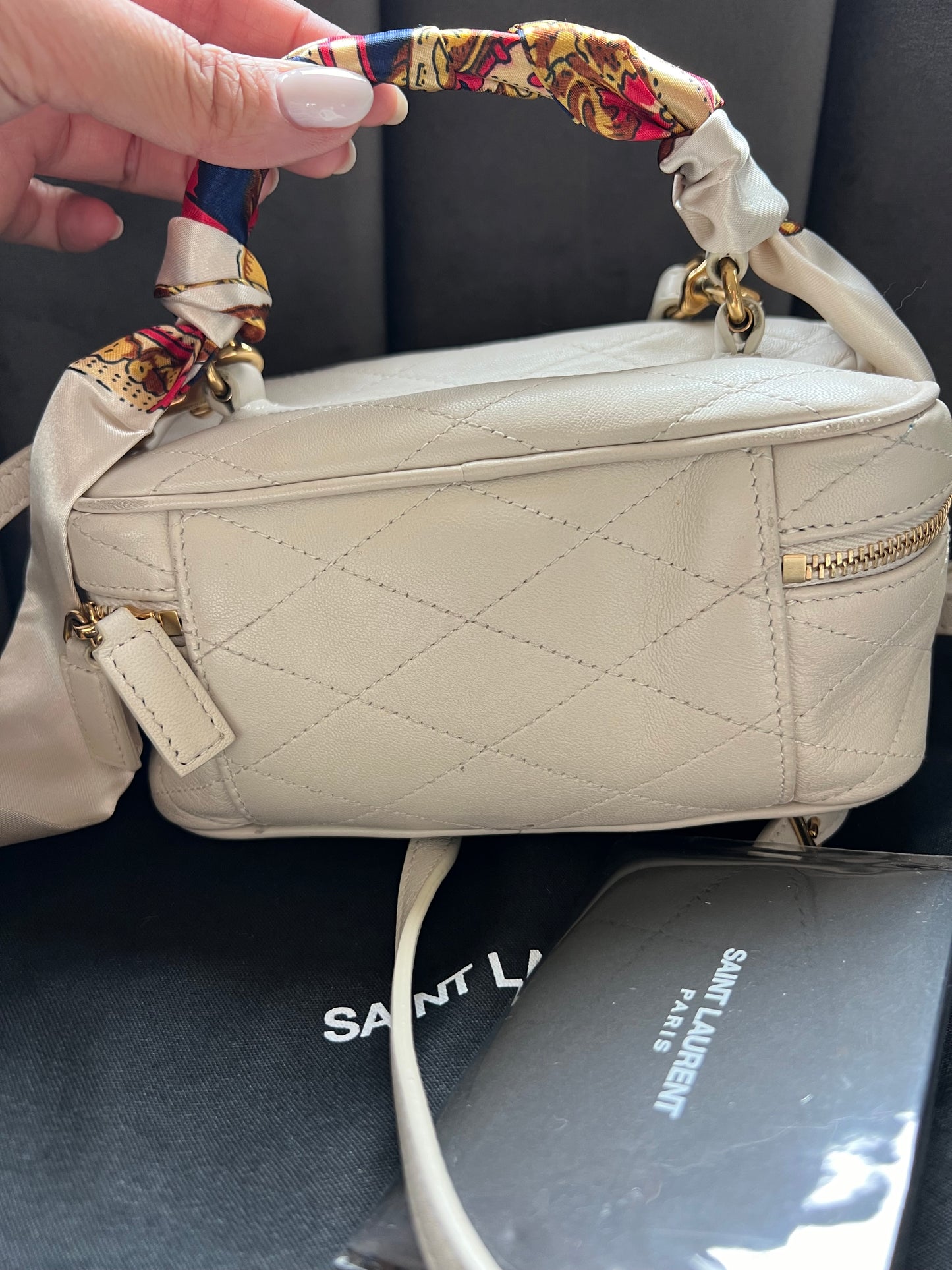 Yves Saint Laurent vanity case bag