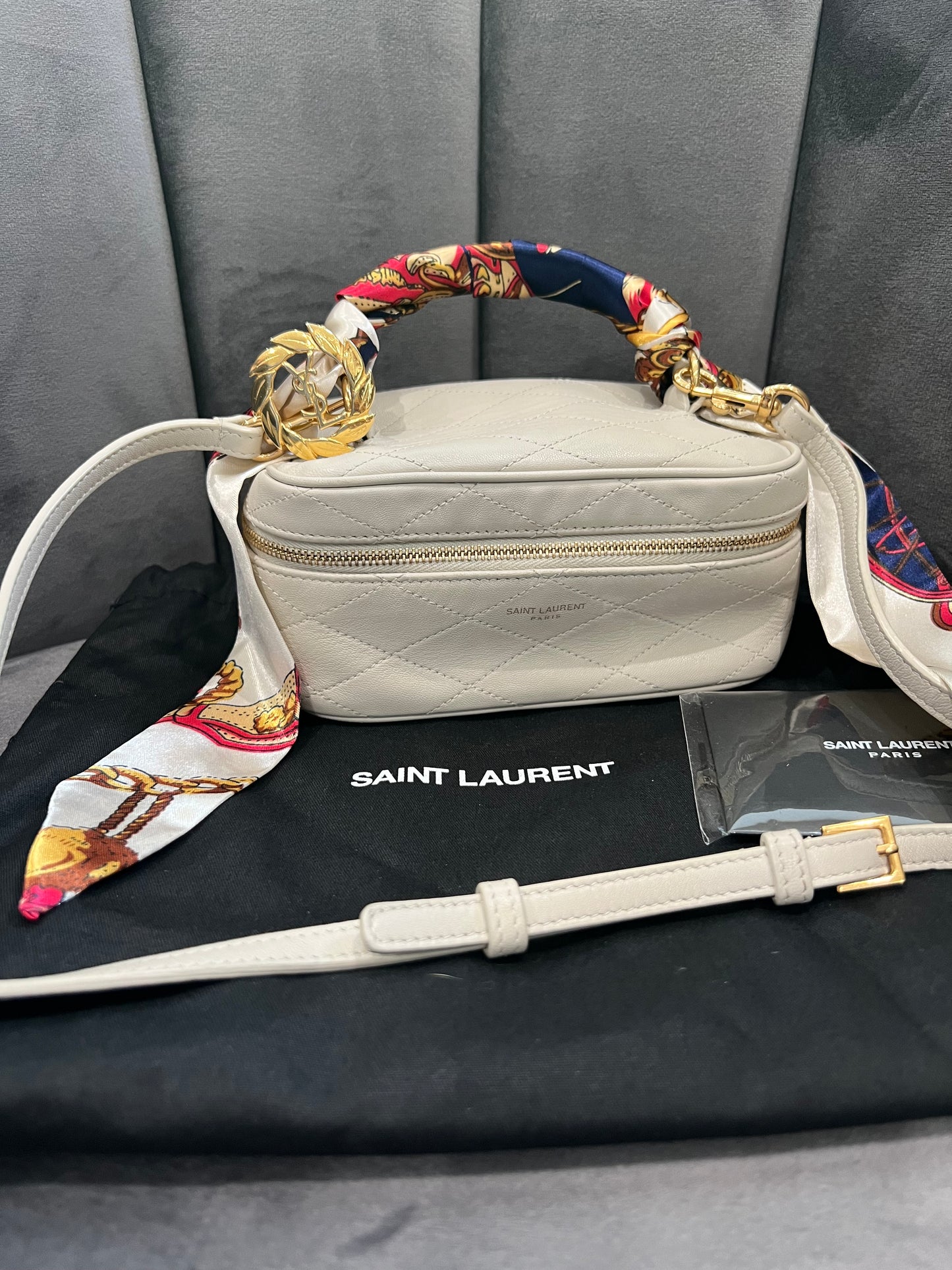 Yves Saint Laurent vanity case bag