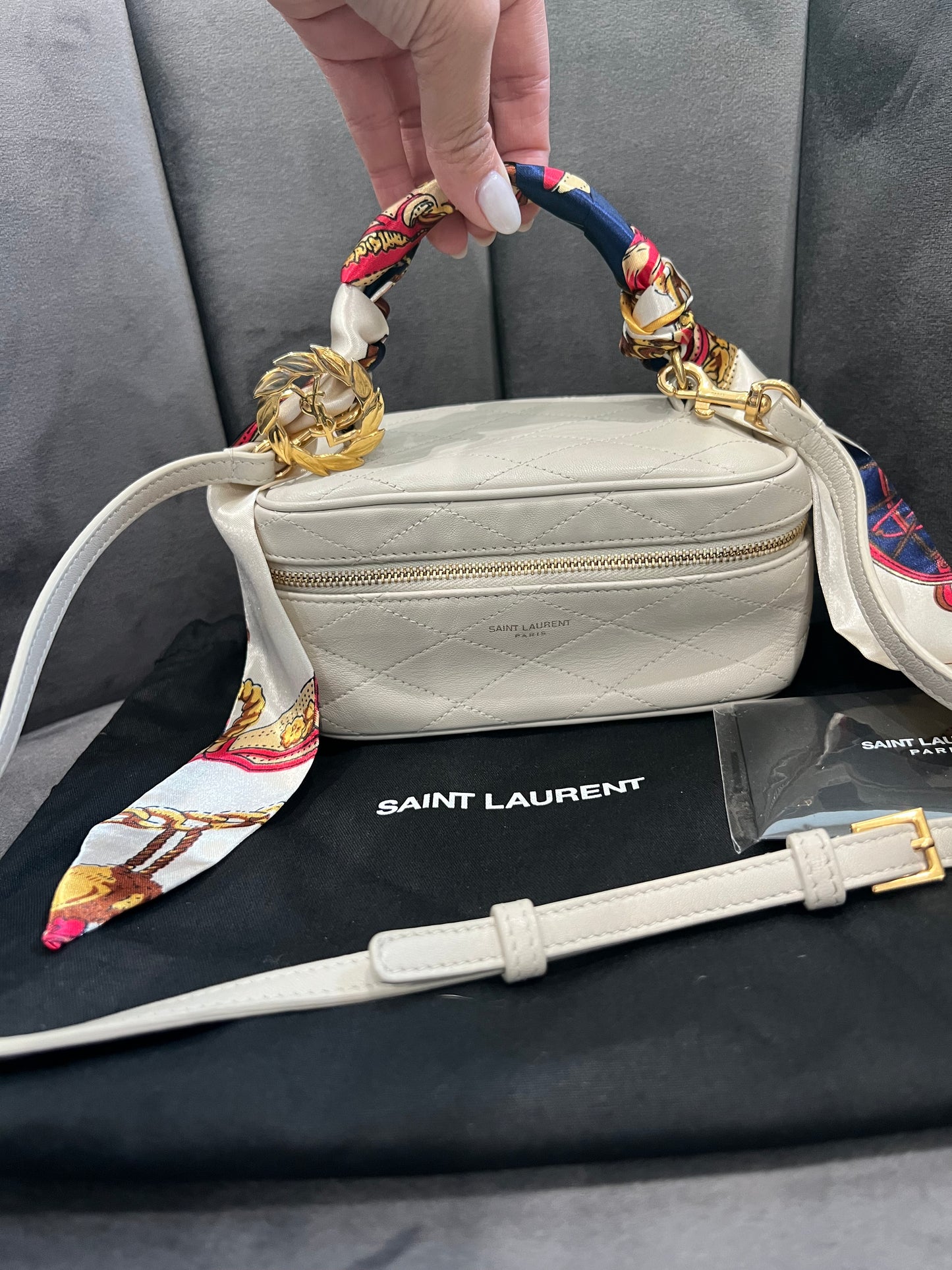 Yves Saint Laurent vanity case bag