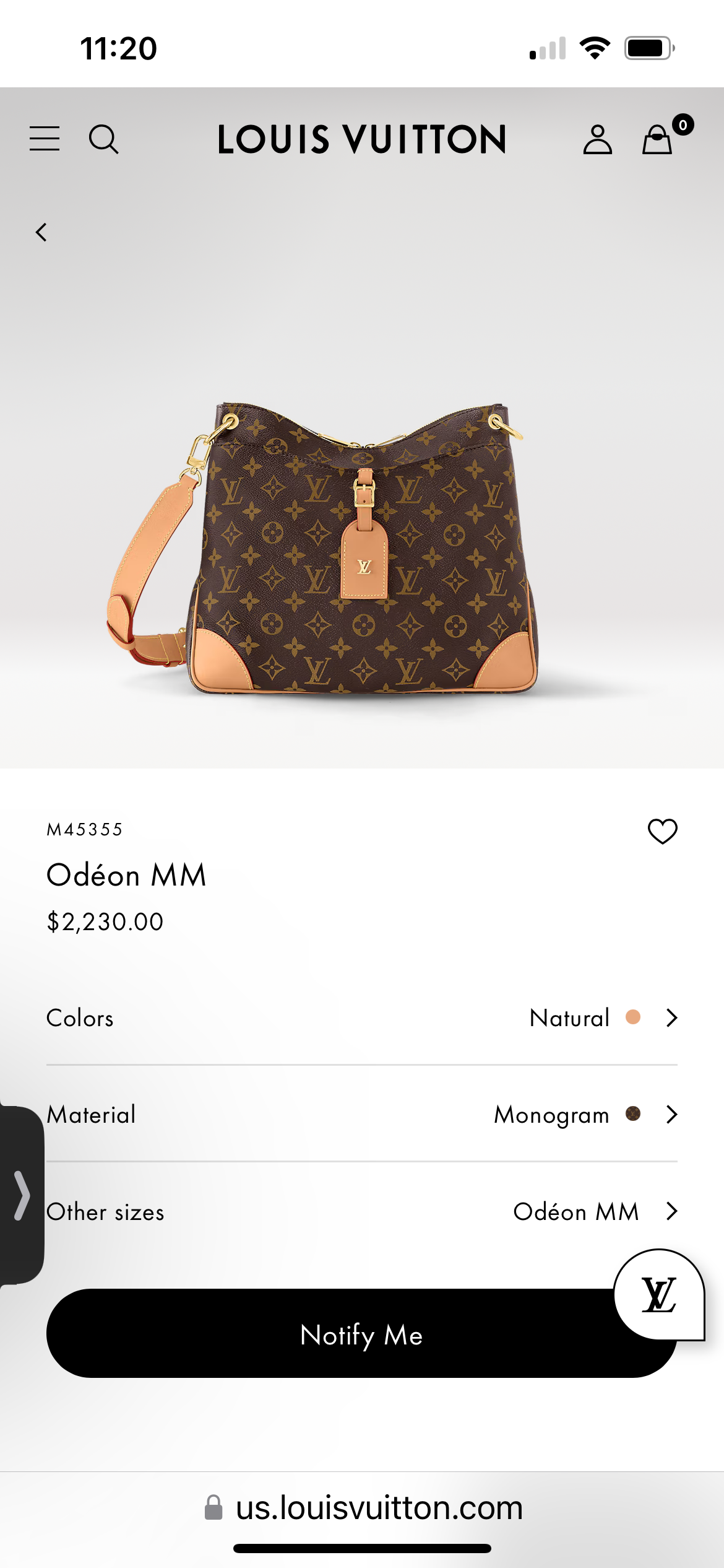 Louis Vuitton Odeon MM