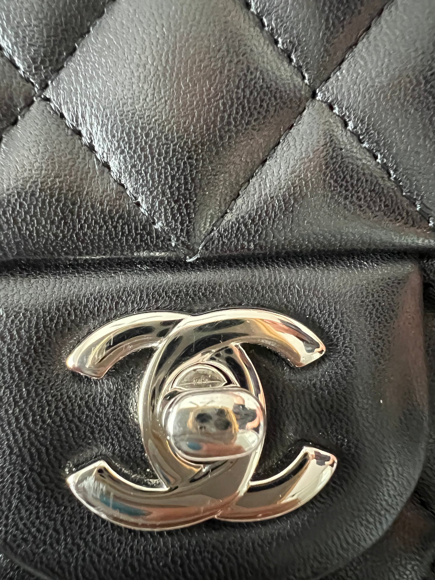 Chanel double flap black