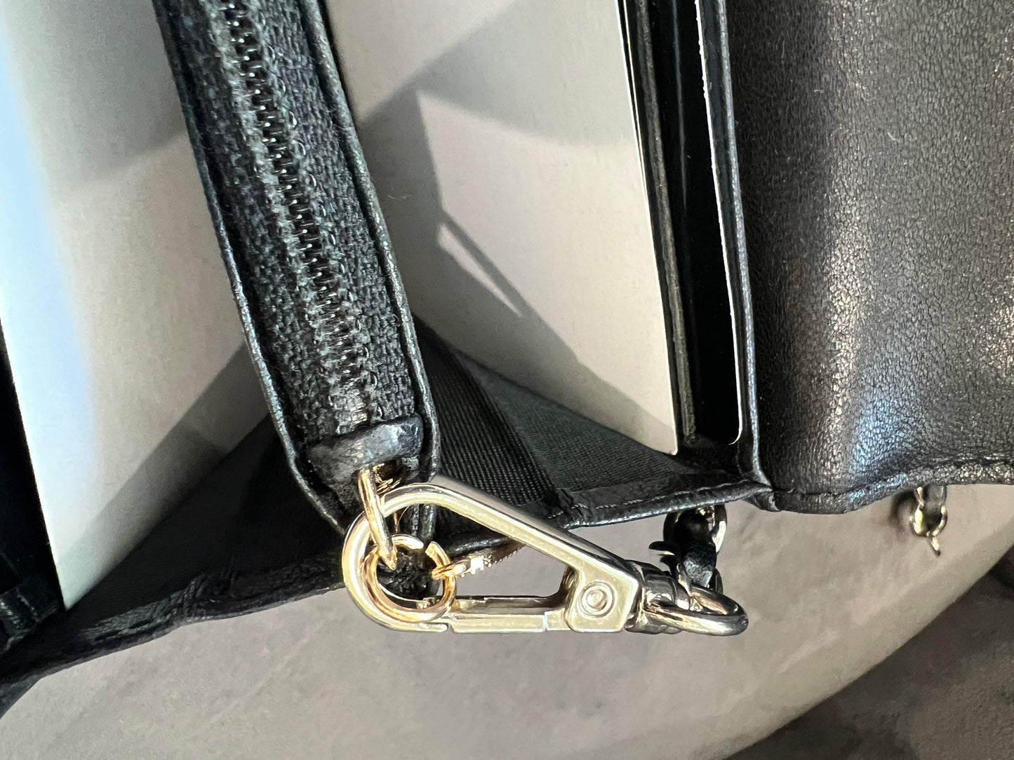 Chanel Boy wallet on chain