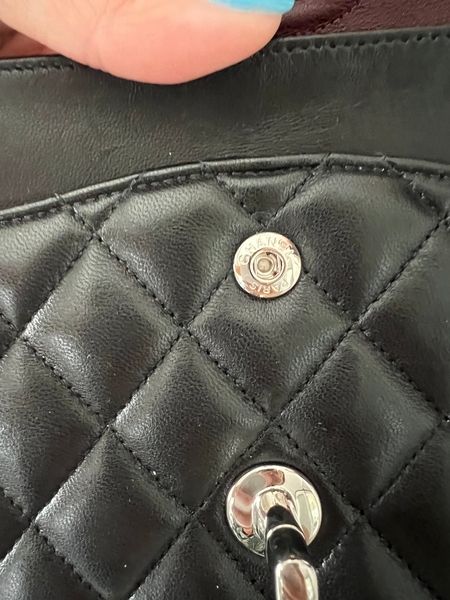 Chanel double flap black
