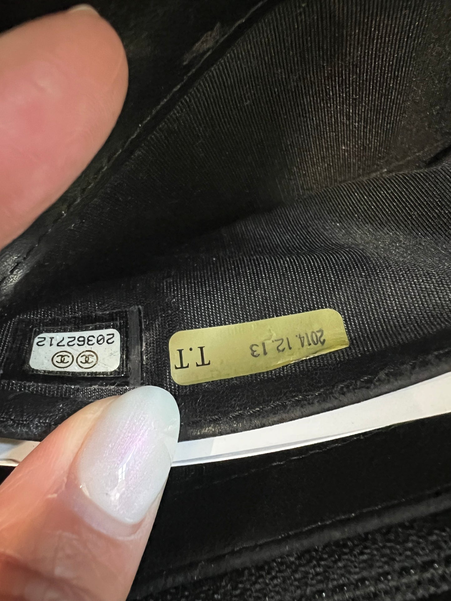 Chanel Boy wallet on chain