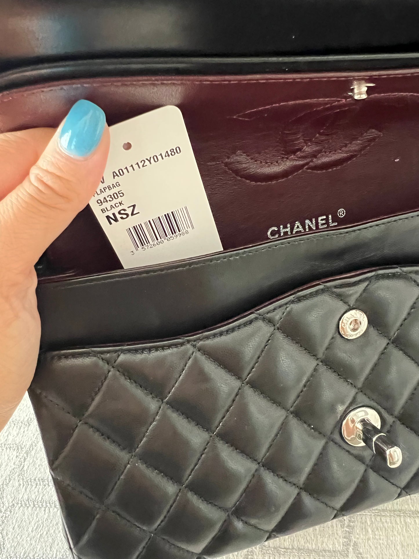 Chanel double flap black