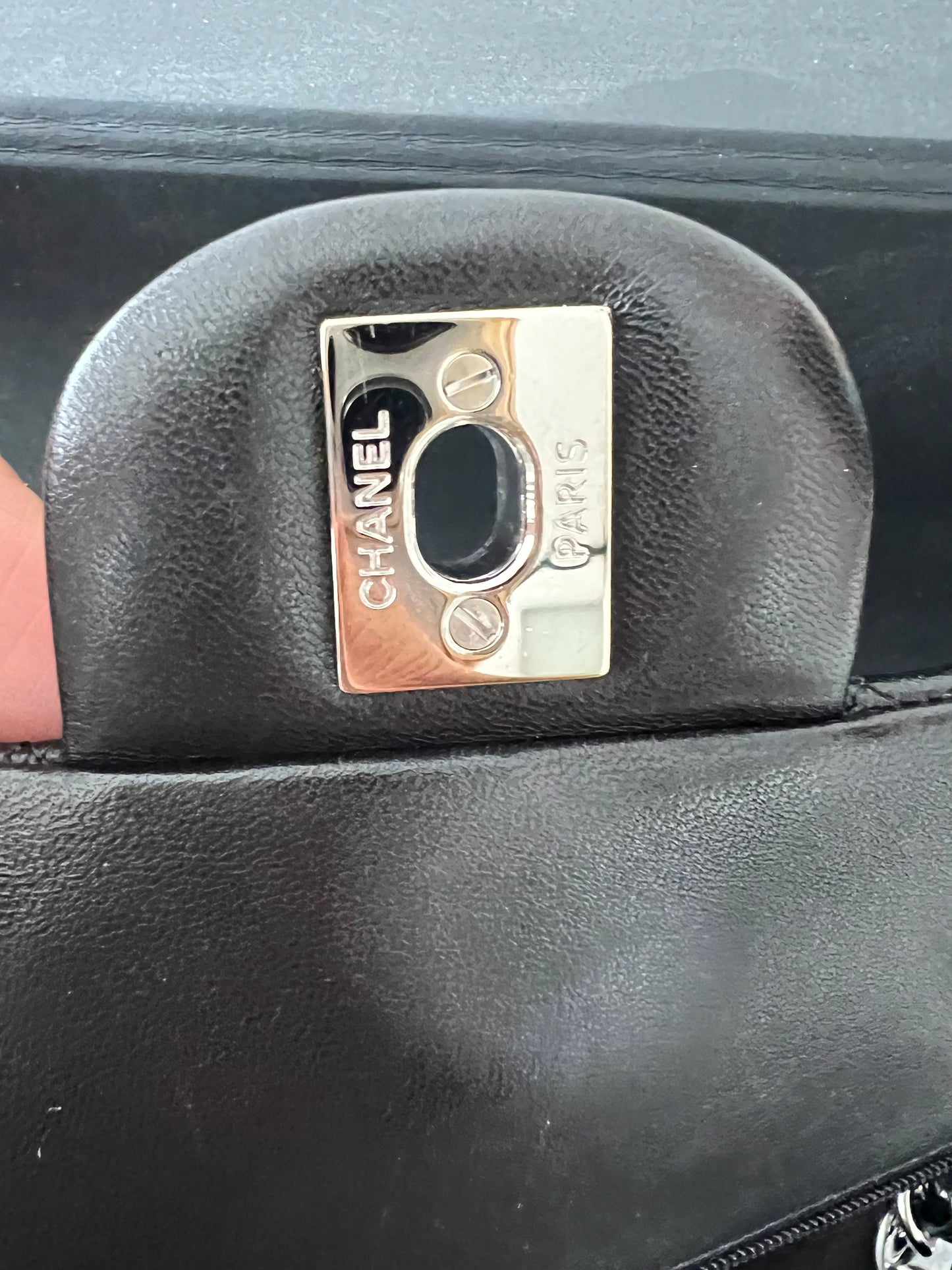 Chanel double flap black