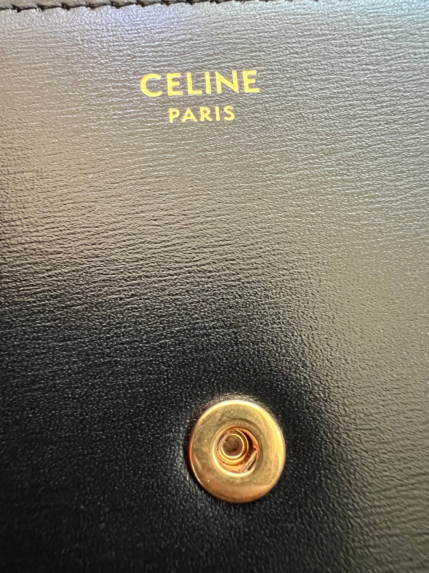 Celine Triomphe wallet on chain