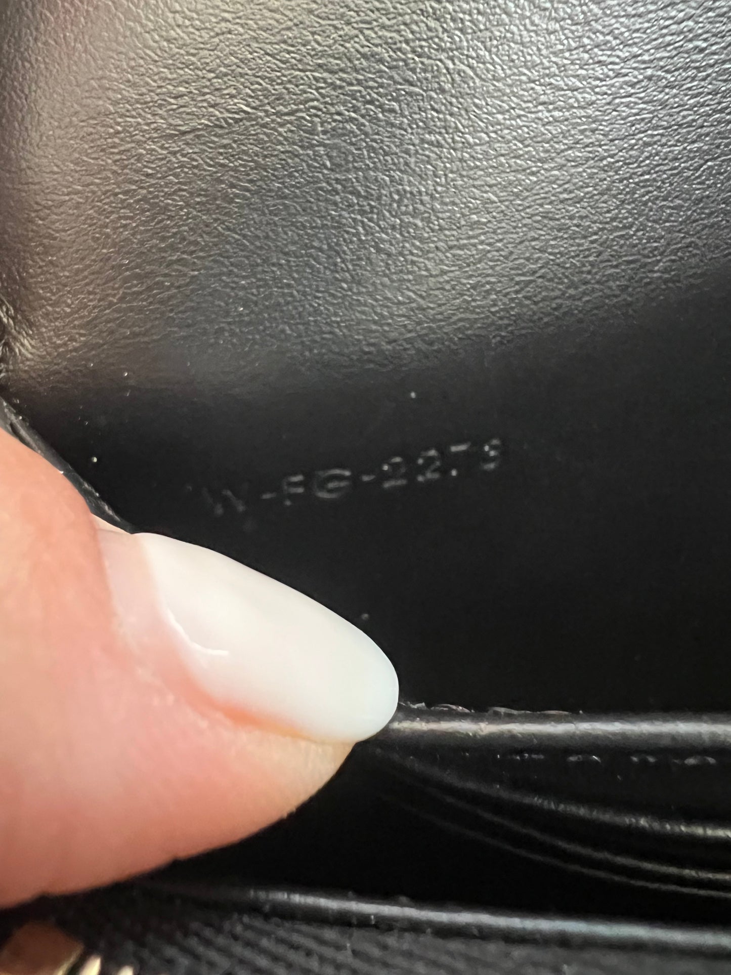 Celine Triomphe wallet on chain