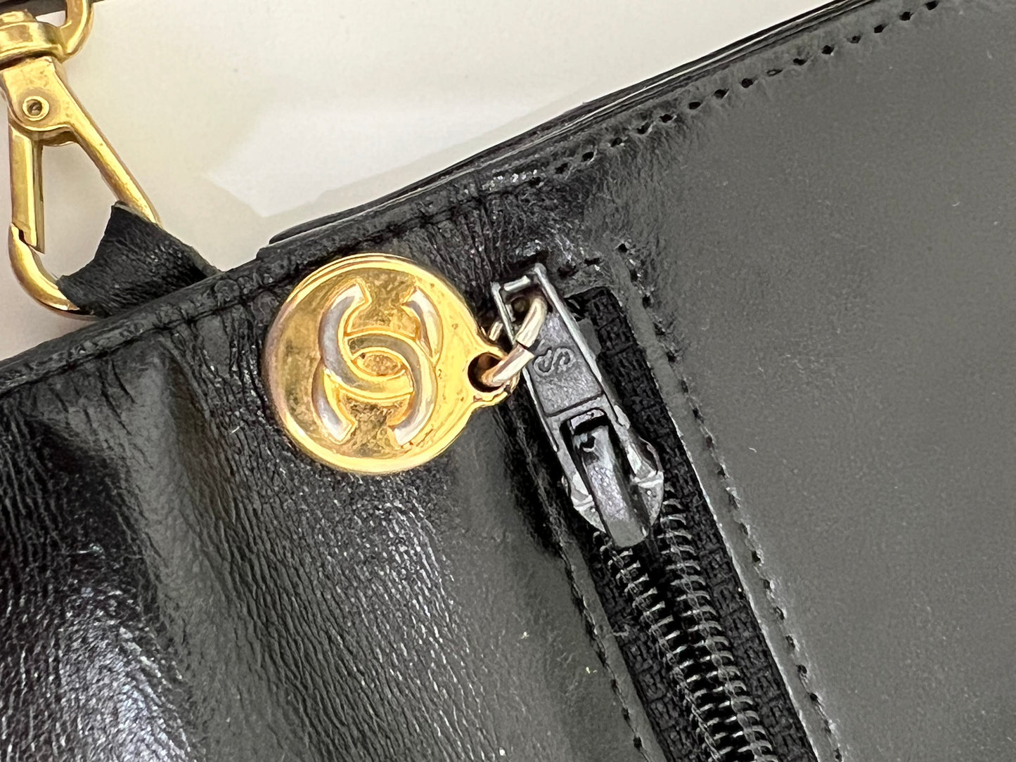 Chanel timeless clutch on chain