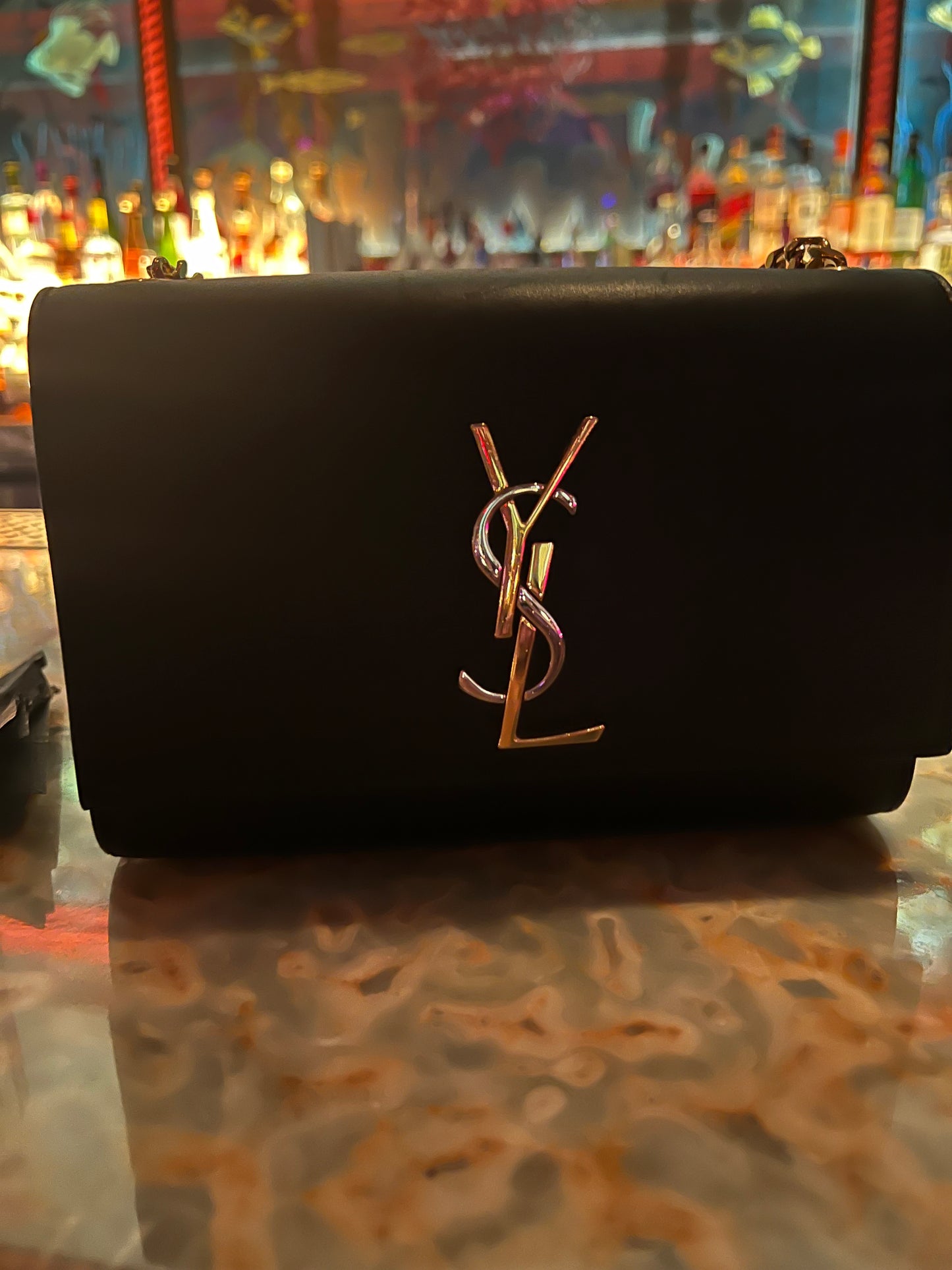 YSL Kate bag tricolor monogram