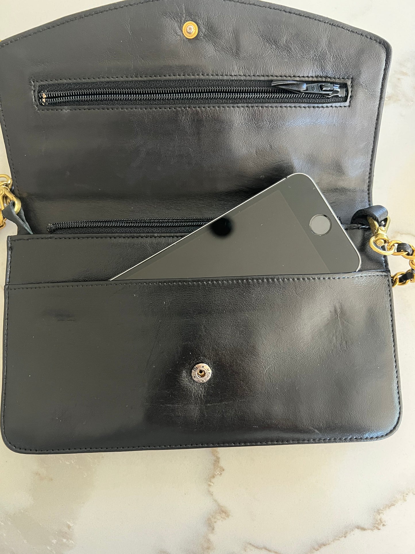 Chanel timeless clutch on chain