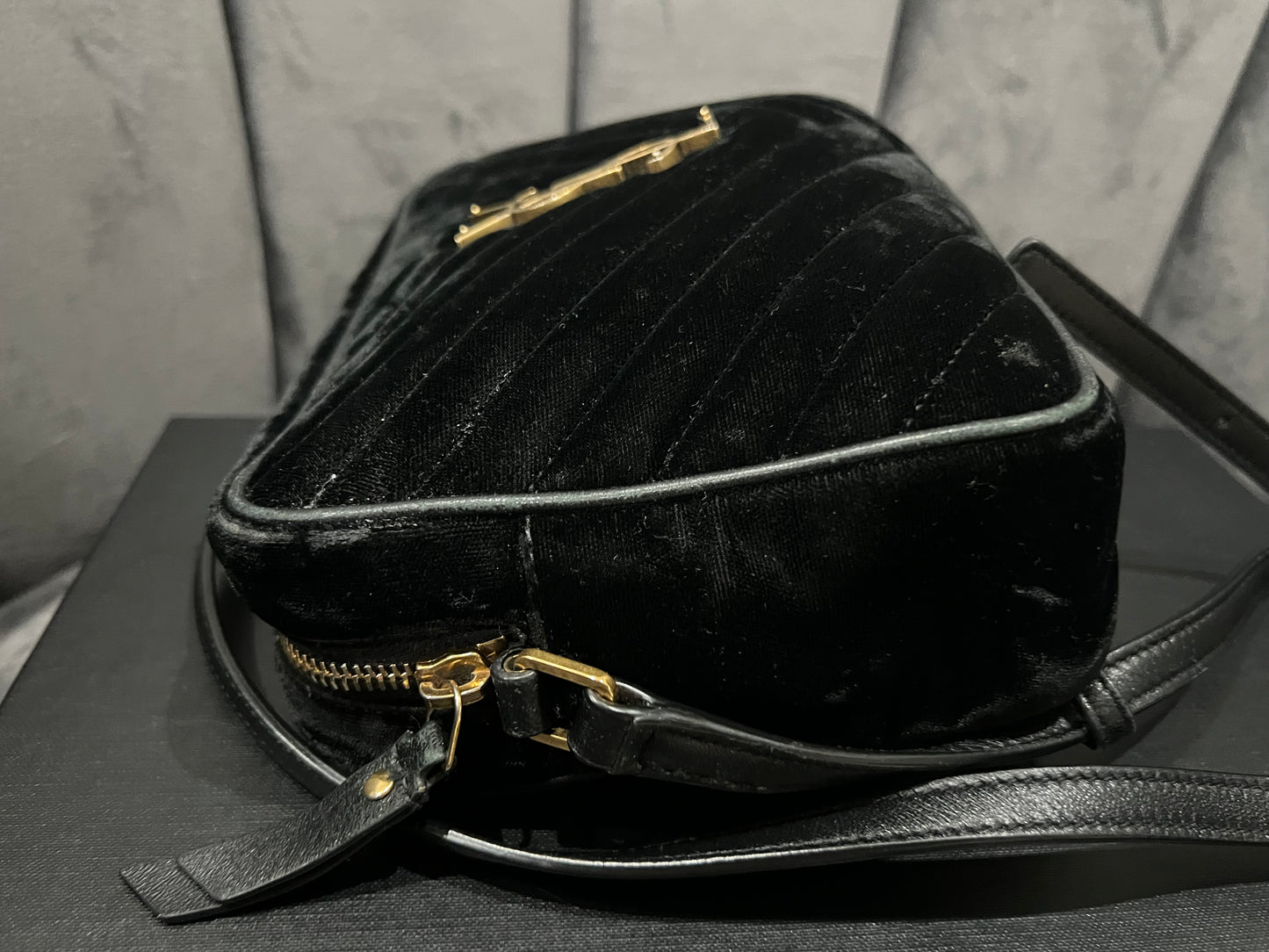 YSL Camera Bag Velvet -rare find