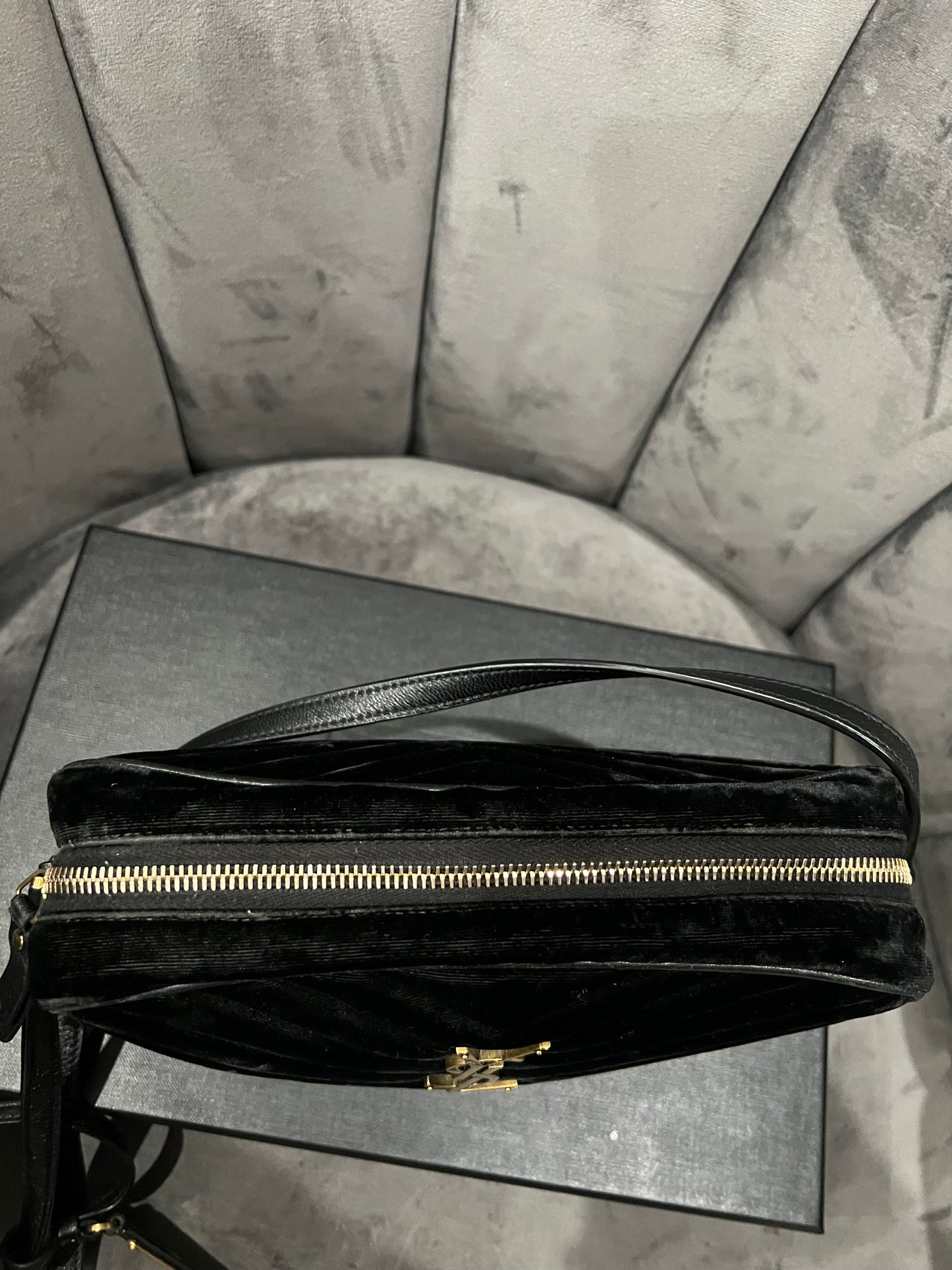 YSL Camera Bag Velvet -rare find