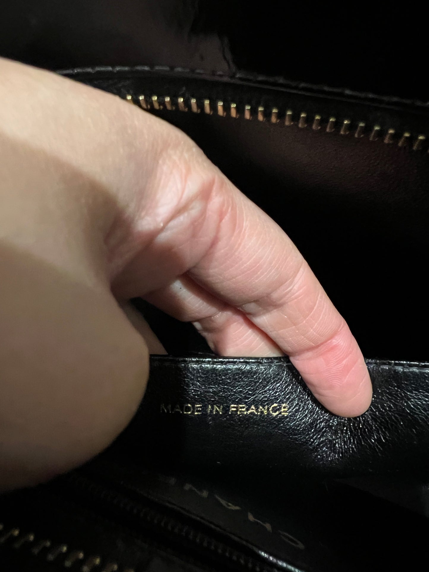 Chanel Medallion Tote Patent Black