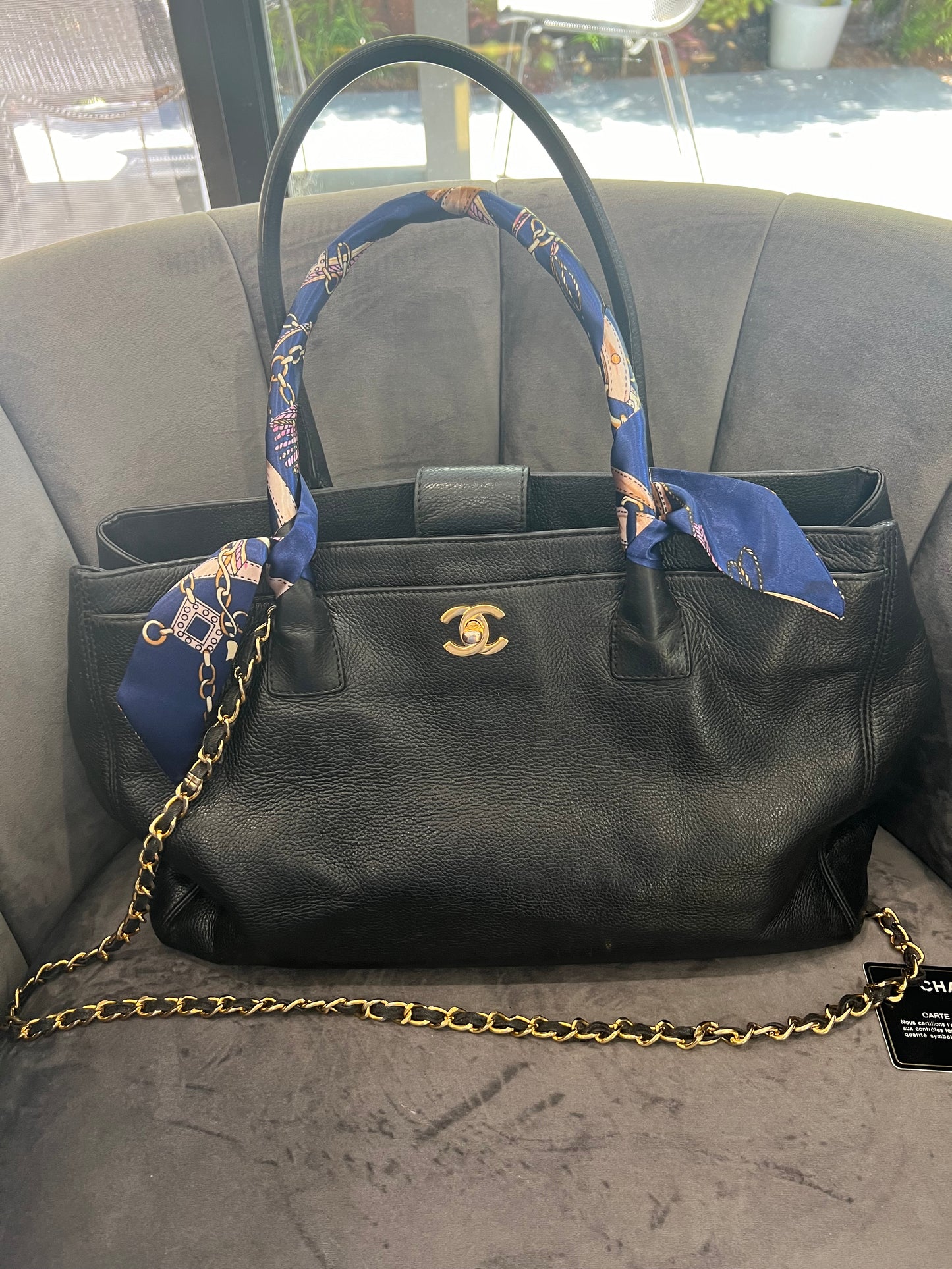 CHANEL Caviar Cerf Executive Tote bag
