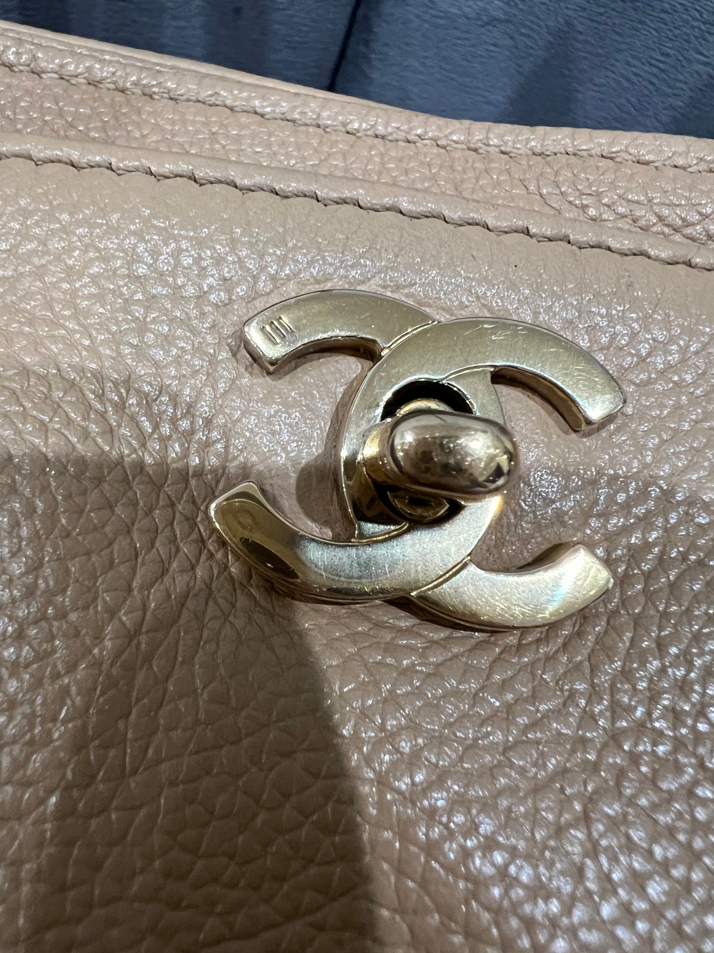 CHANEL Cerf Executive Tote Bag 24k Gold