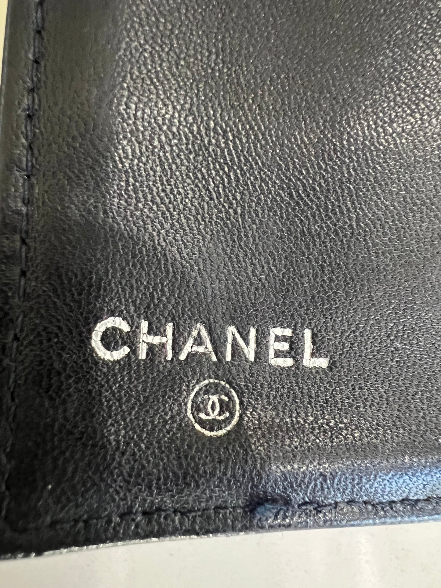 Chanel timeless wallet on chain