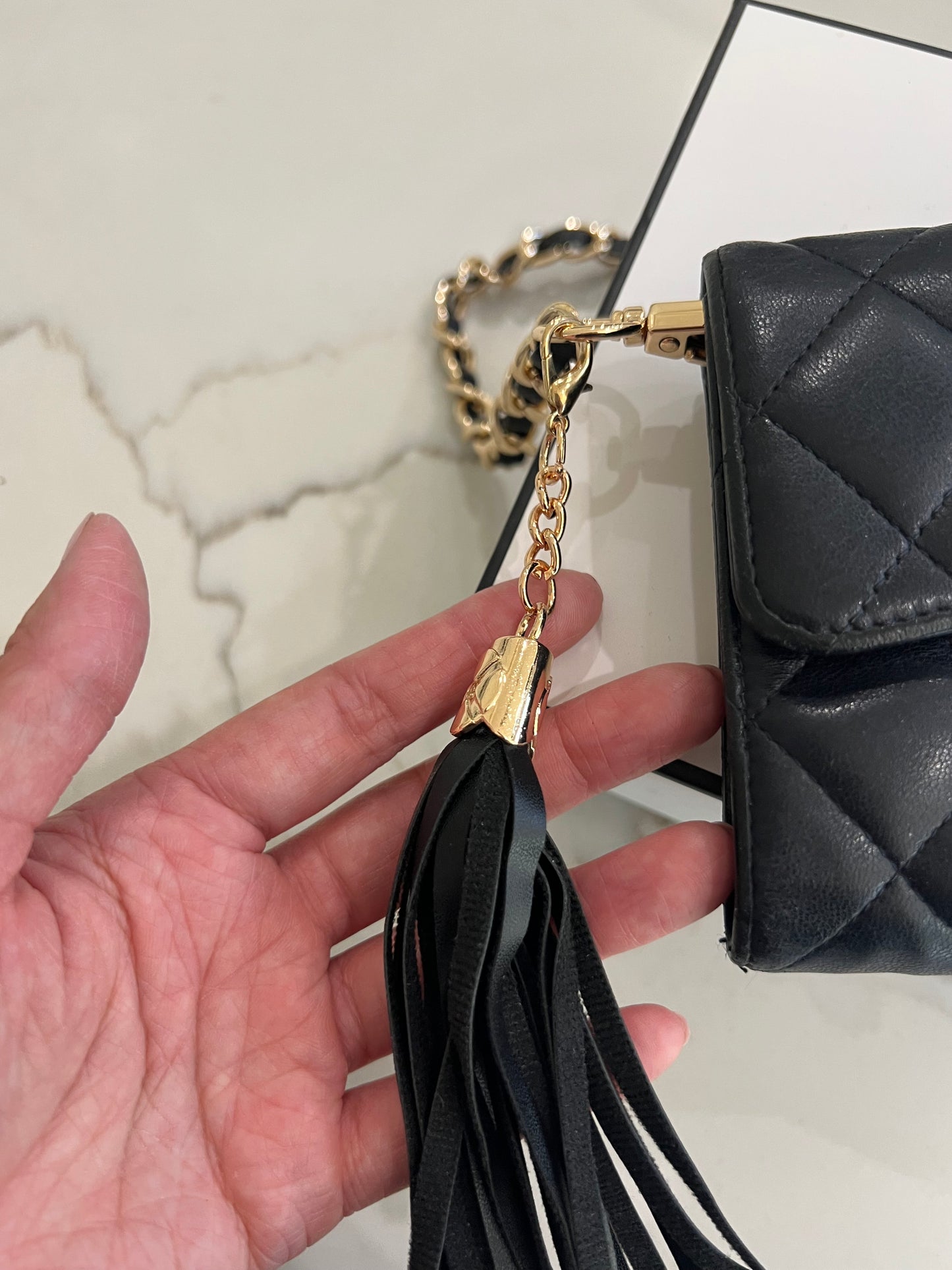 Chanel timeless wallet on chain