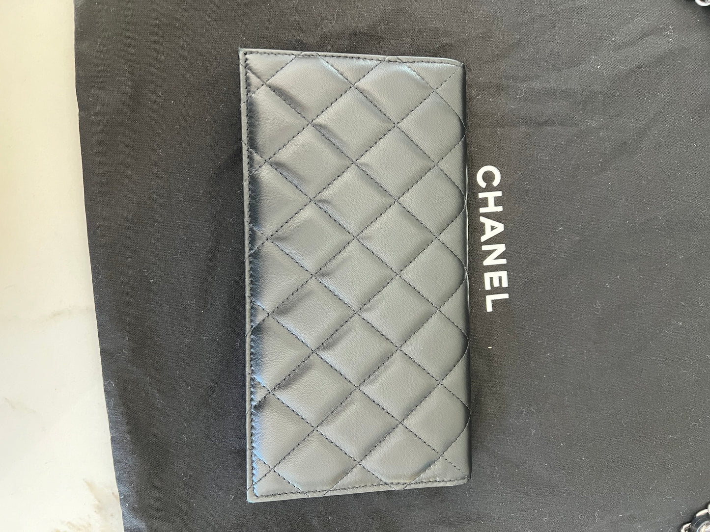 Chanel matelasse quilted clutch