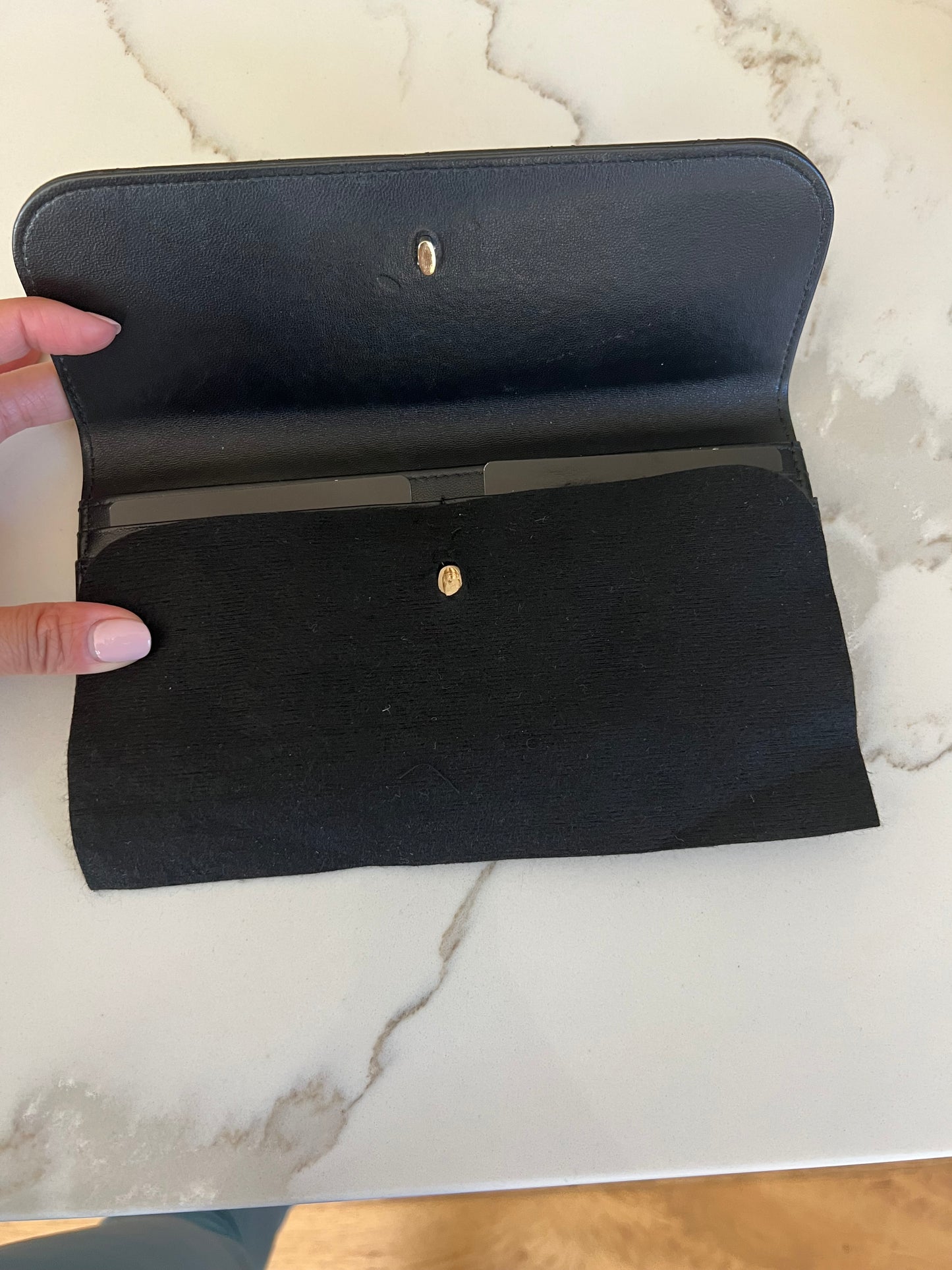 Chanel matelasse quilted clutch