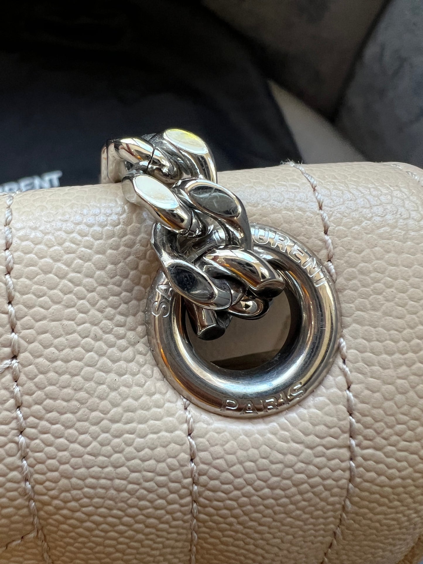 YSL medium envelope flap mixed matelasse bag