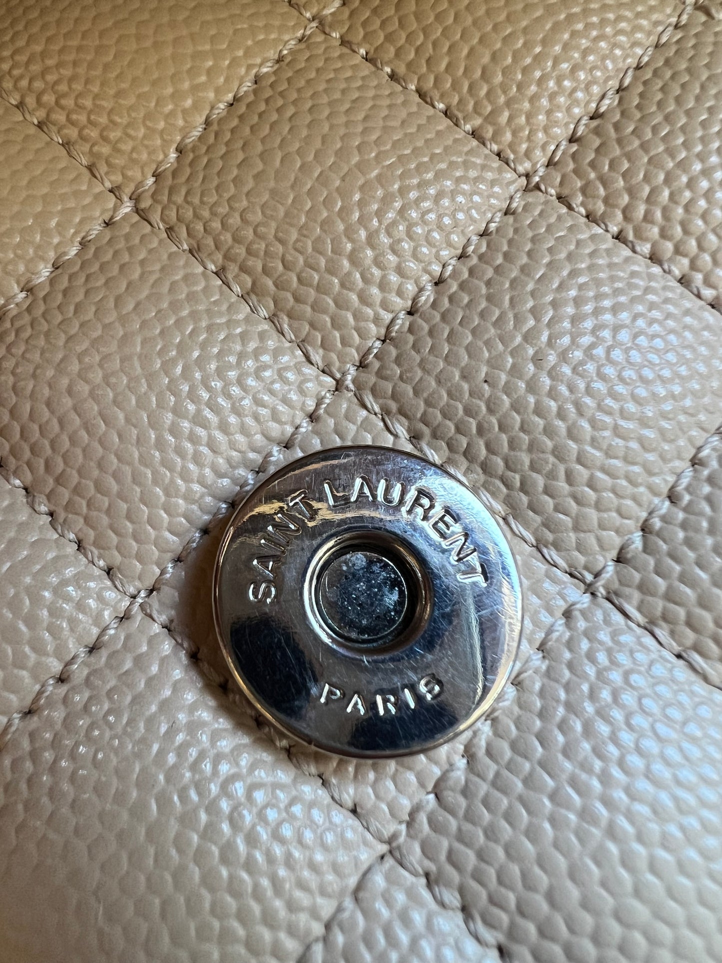 YSL medium envelope flap mixed matelasse bag