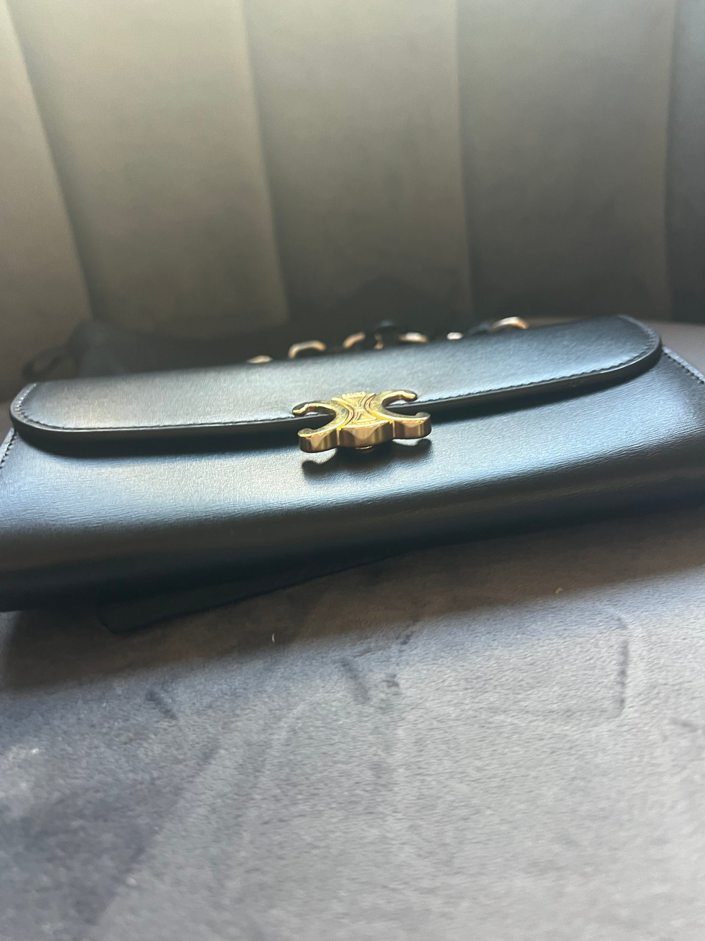 Celine Triomphe wallet on chain