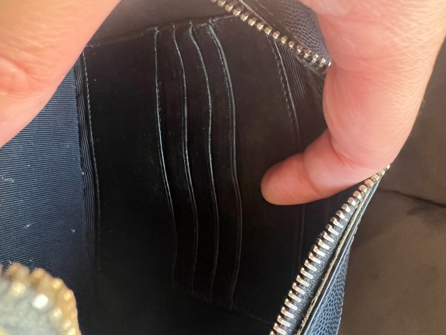 Yves Saint Laurent camera Lou monogram bag pebbled