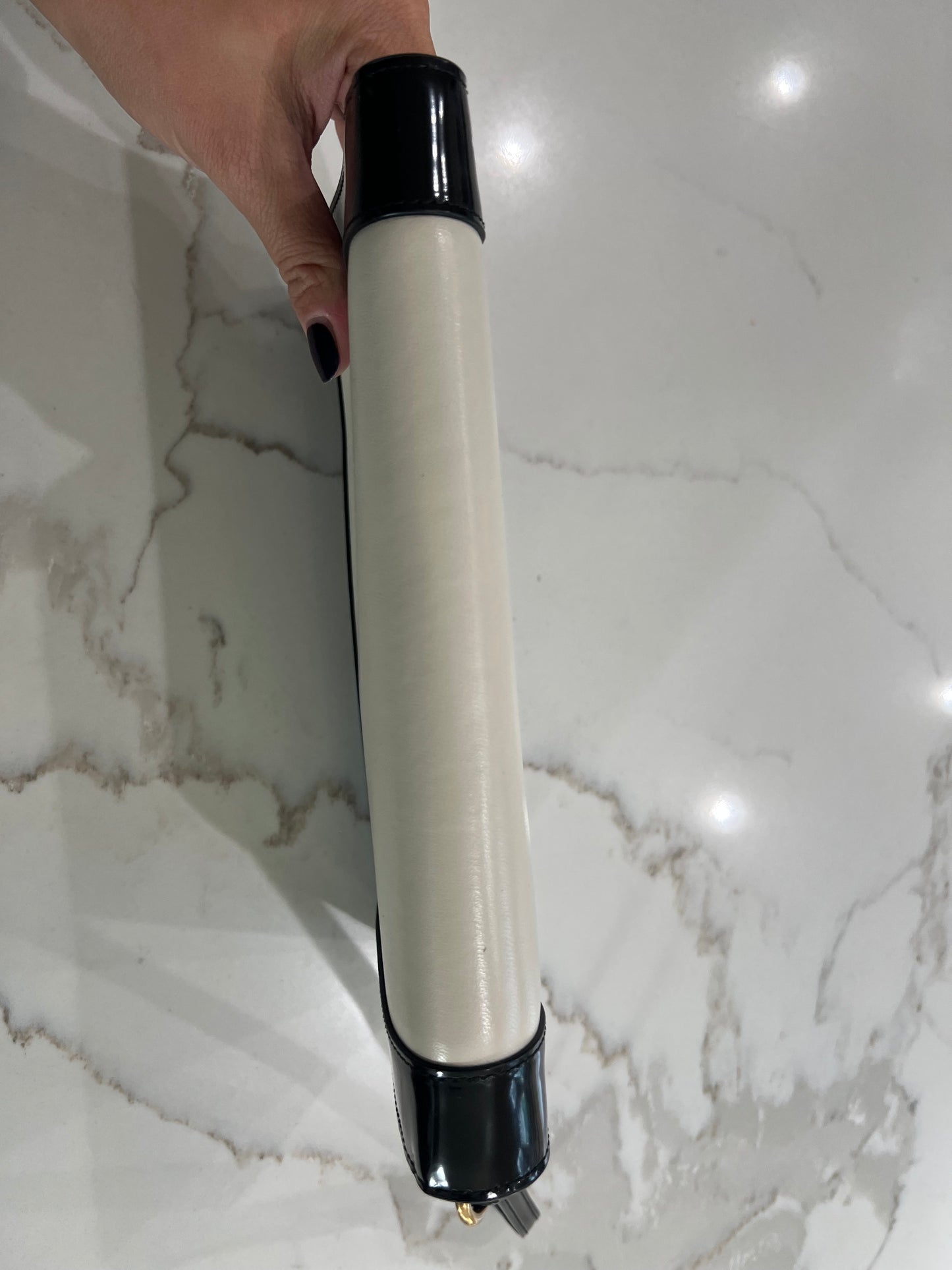 YSL Flap Two Tone Napa Pouch Wristlet