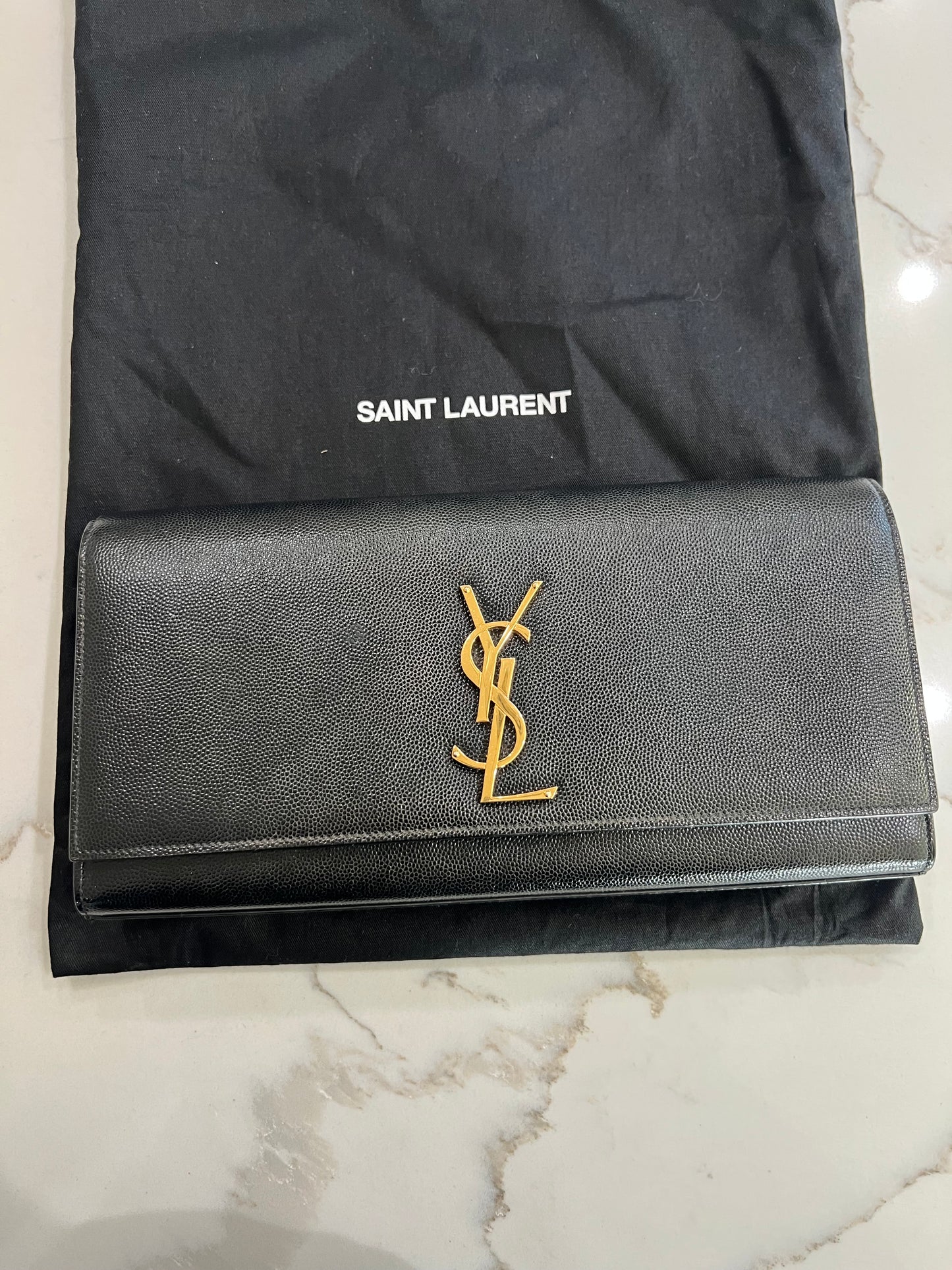 YSL Kate clutch with chain