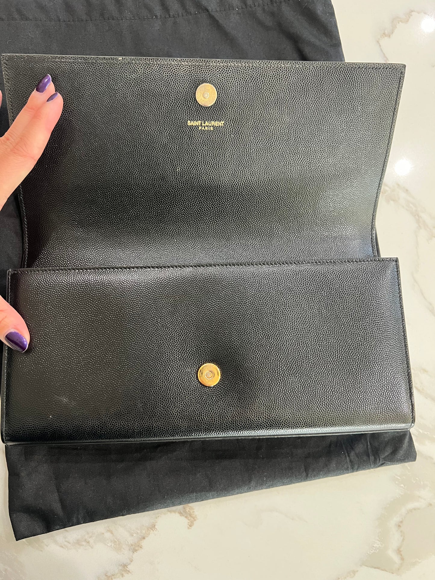 YSL Kate clutch with chain
